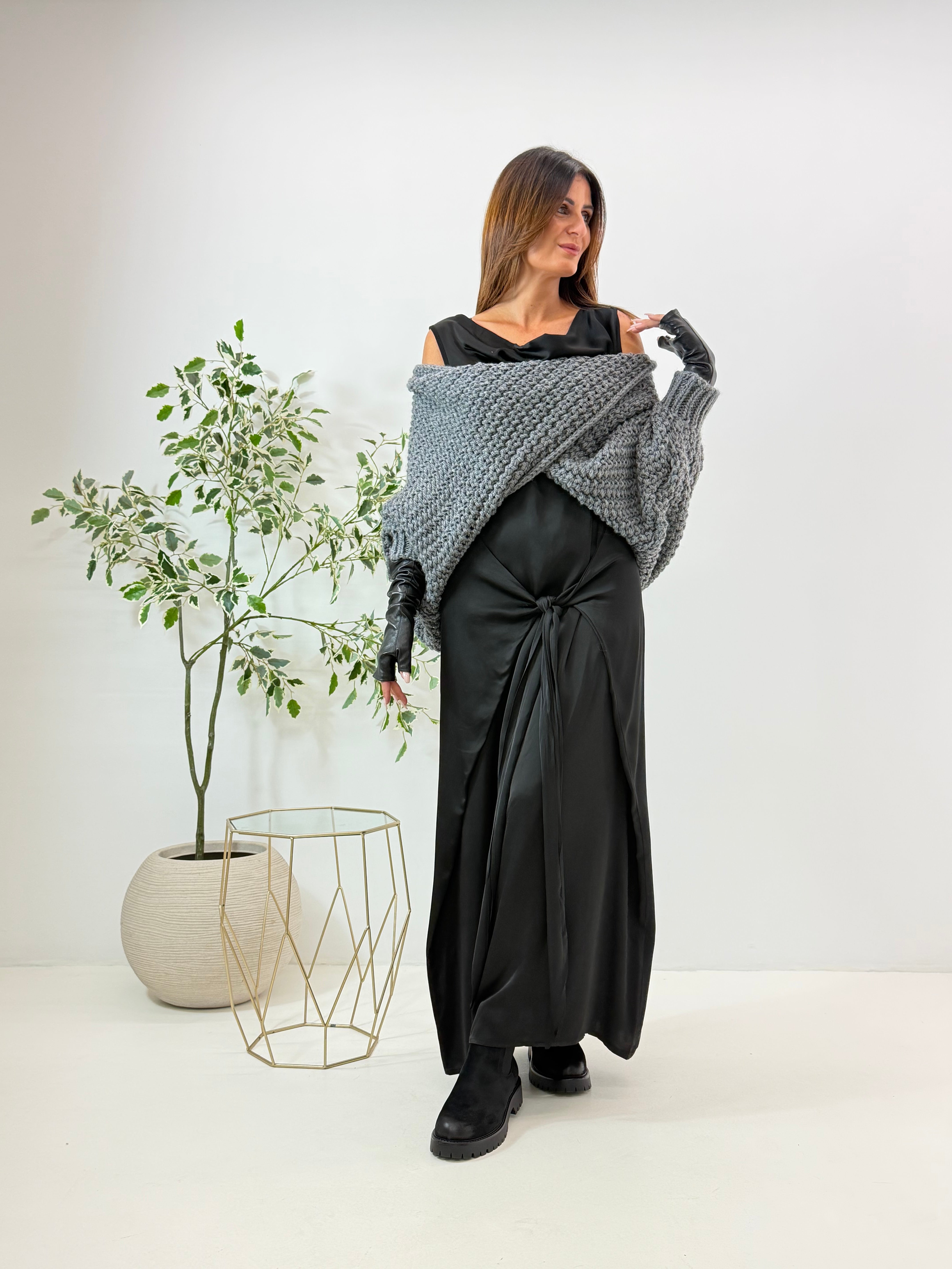 PULL LICYA TRAFORATO GRIGIO