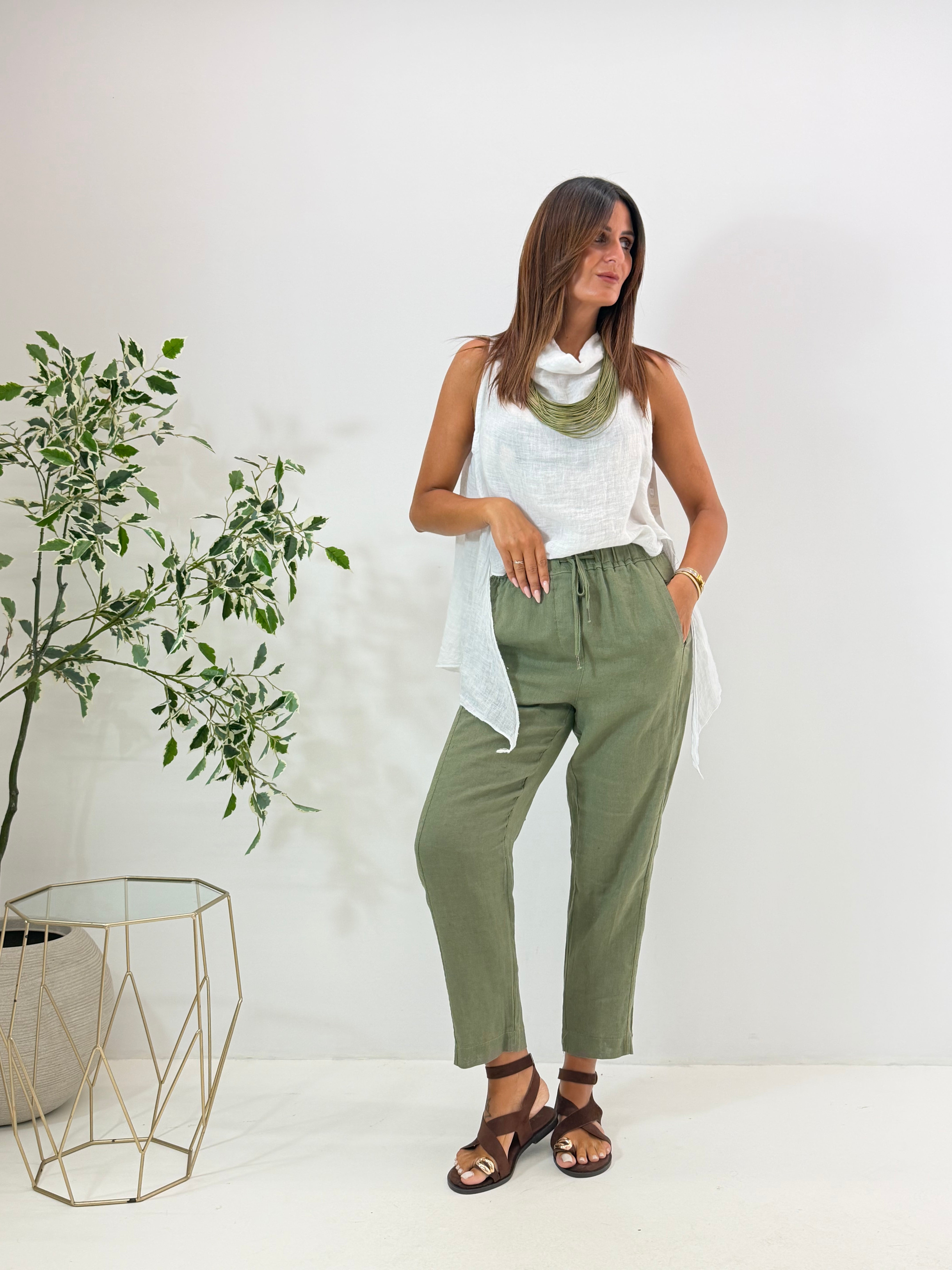 PANTALONE JESY IN LINO