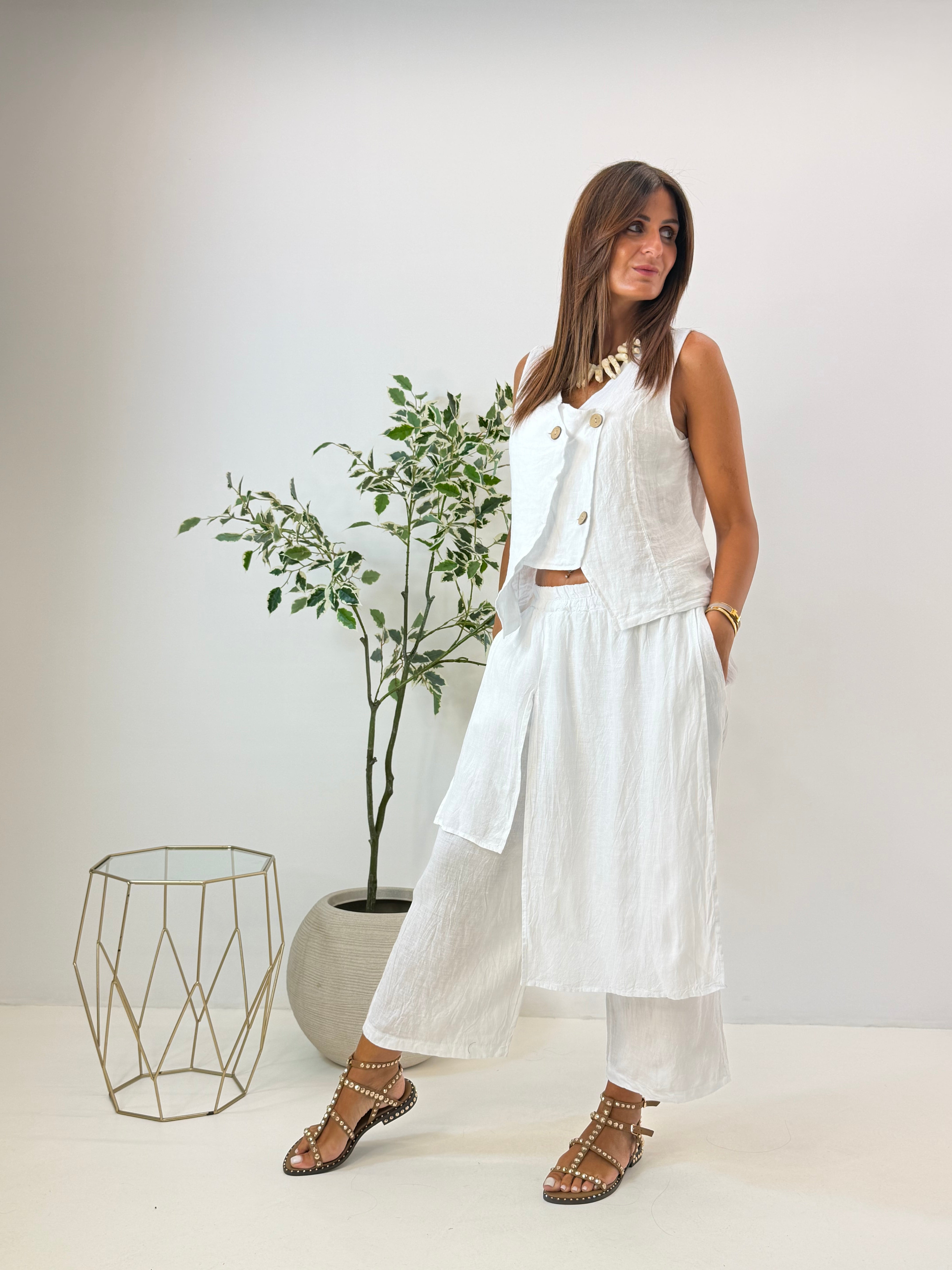 PANTALONE LIANA IN LINO