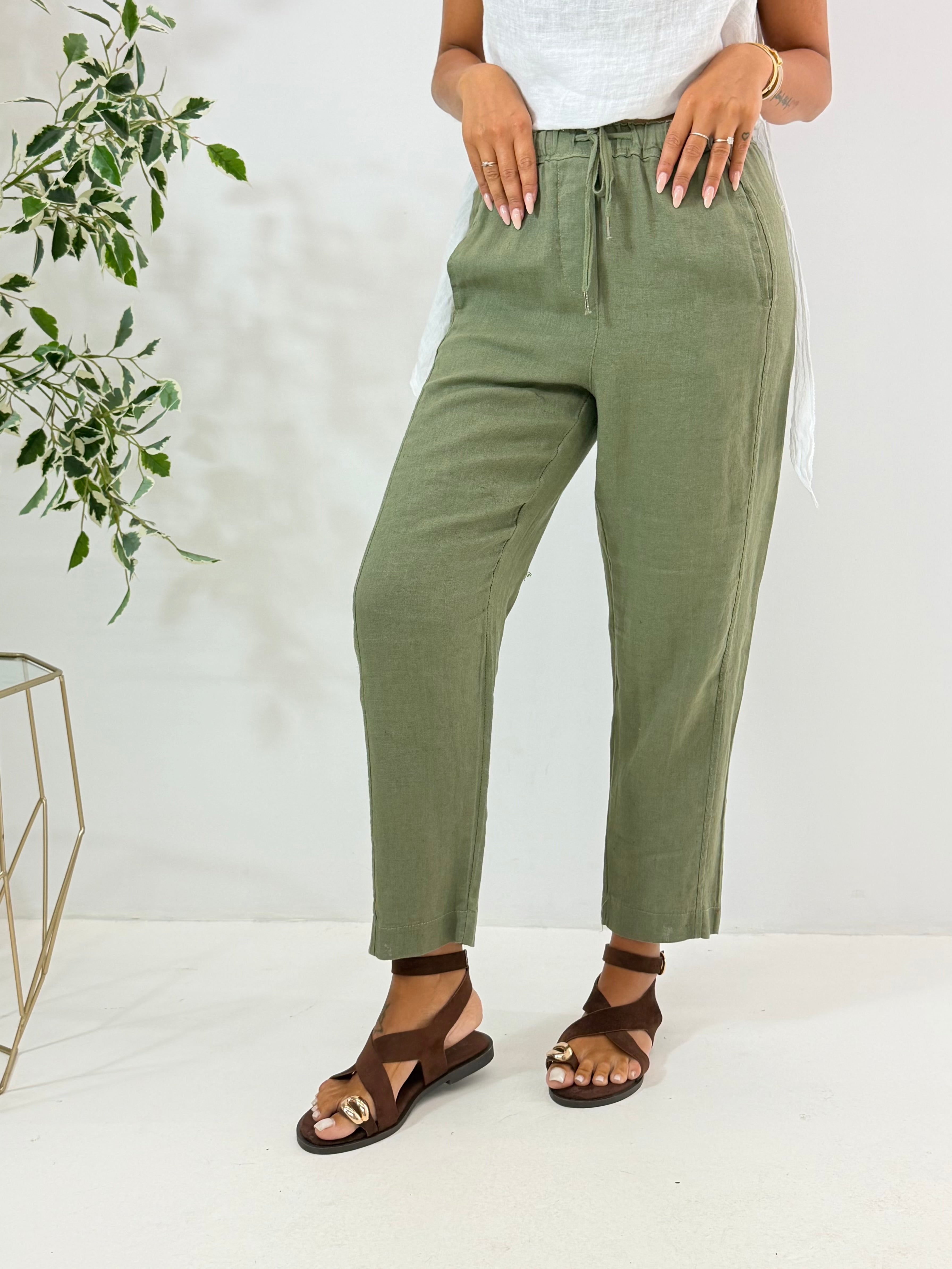 PANTALONE JESY IN LINO
