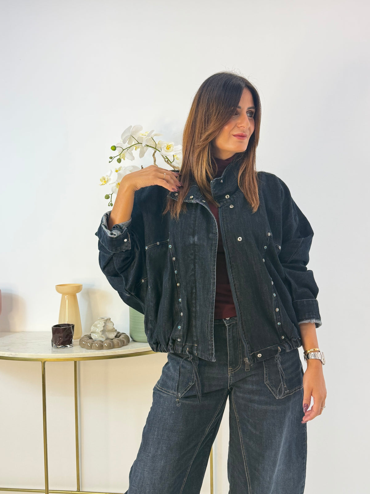 GIACCA LEA IN DENIM