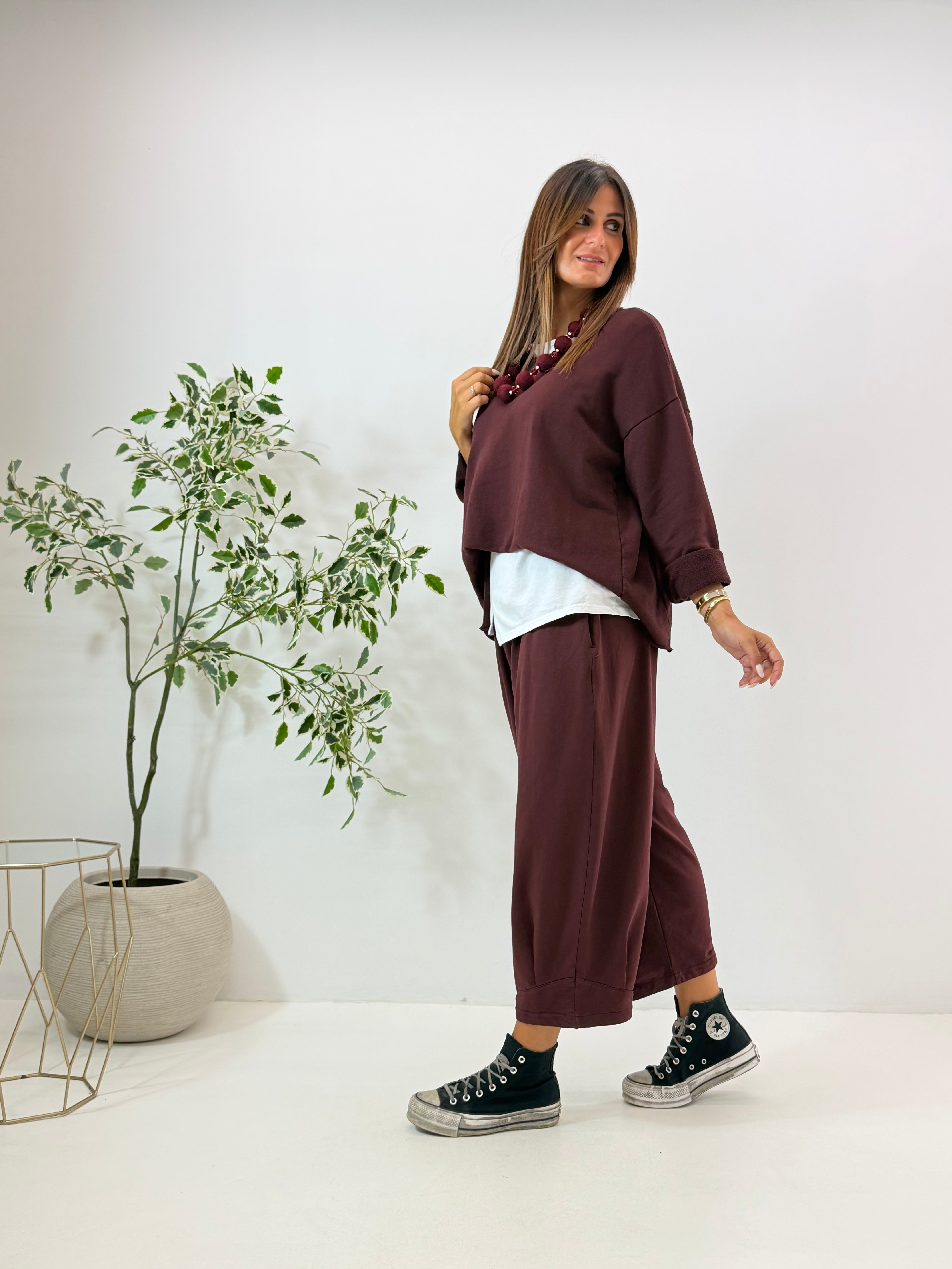 PANTALONE CHERRY BORDEAUX WENDY