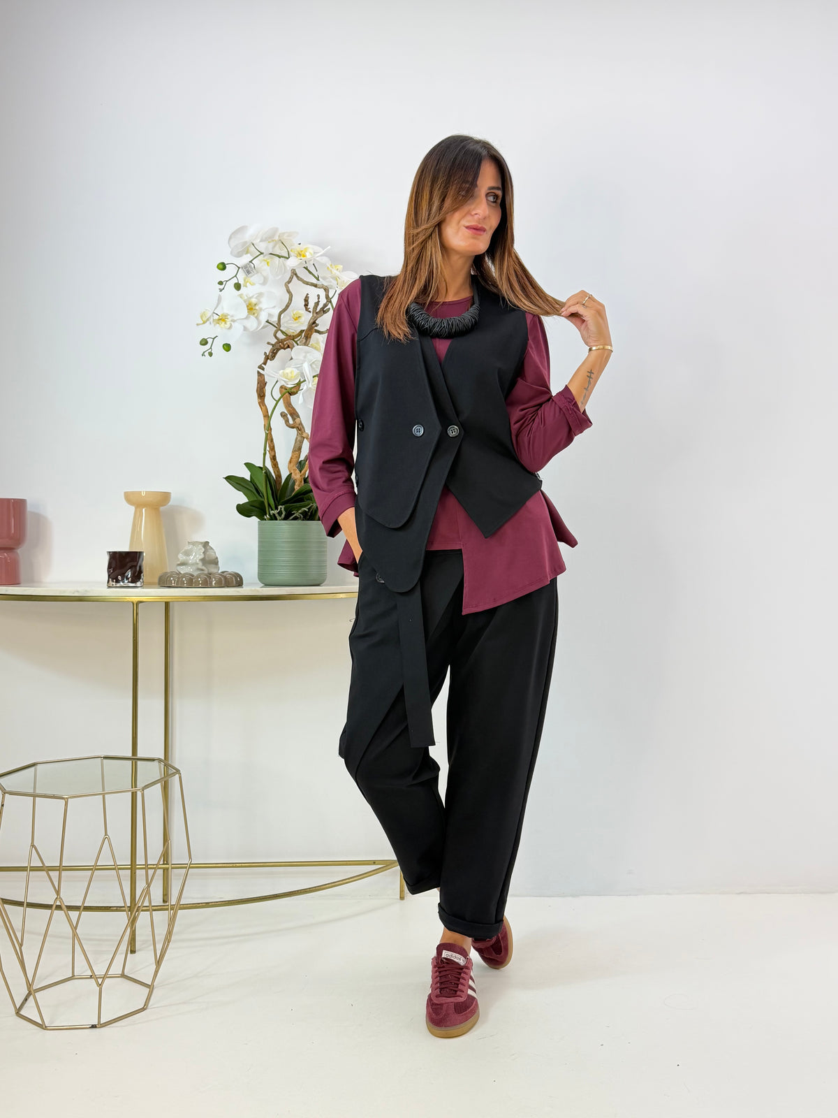PANTALONE DELIA NERO