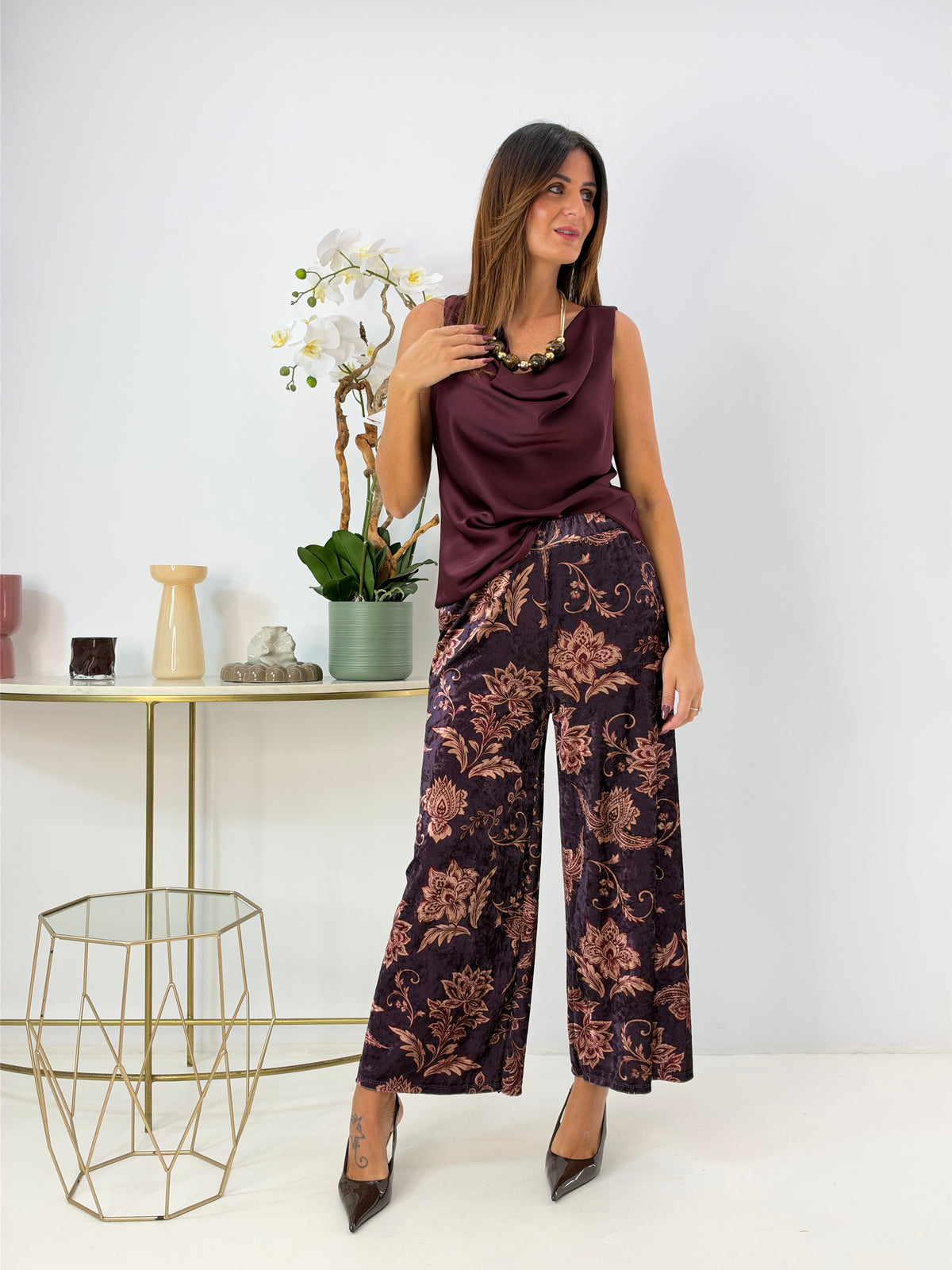 PANTALONE YASHIRA IN VELLUTO