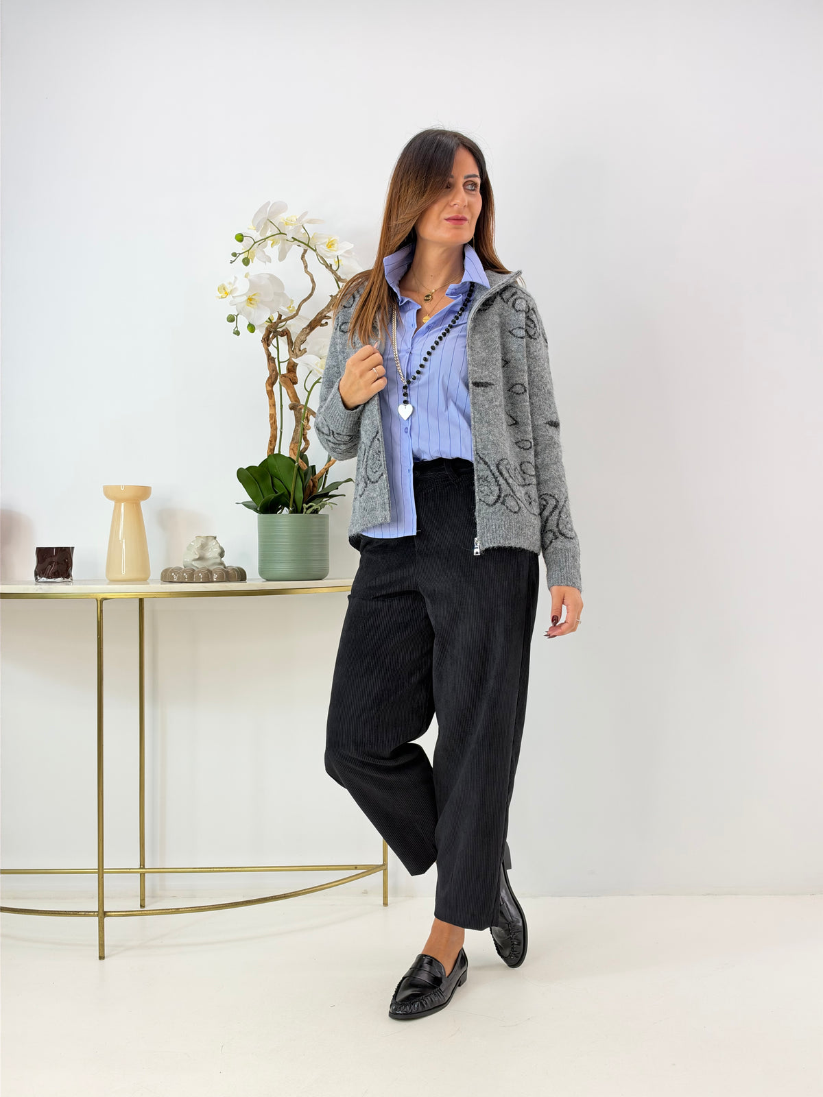 CAMICIA MATI A RIGHE AZZURRA