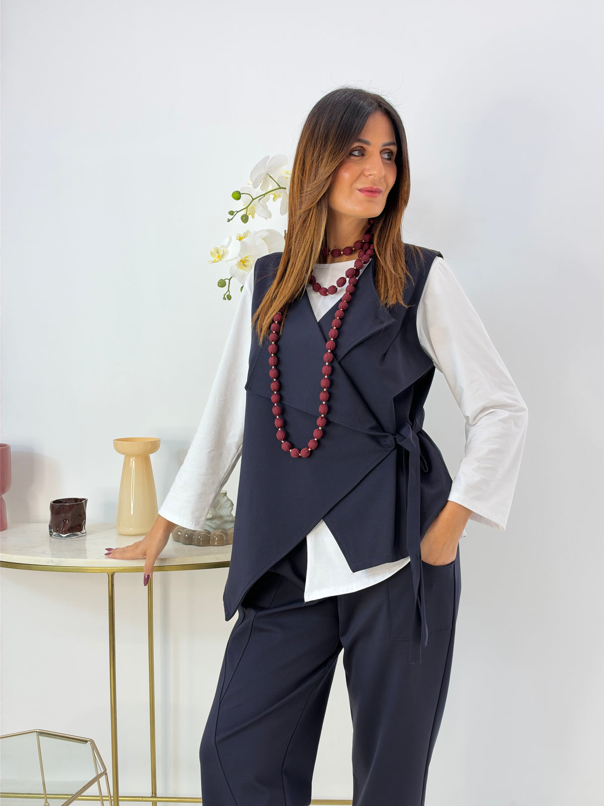 GILET ADA BLU