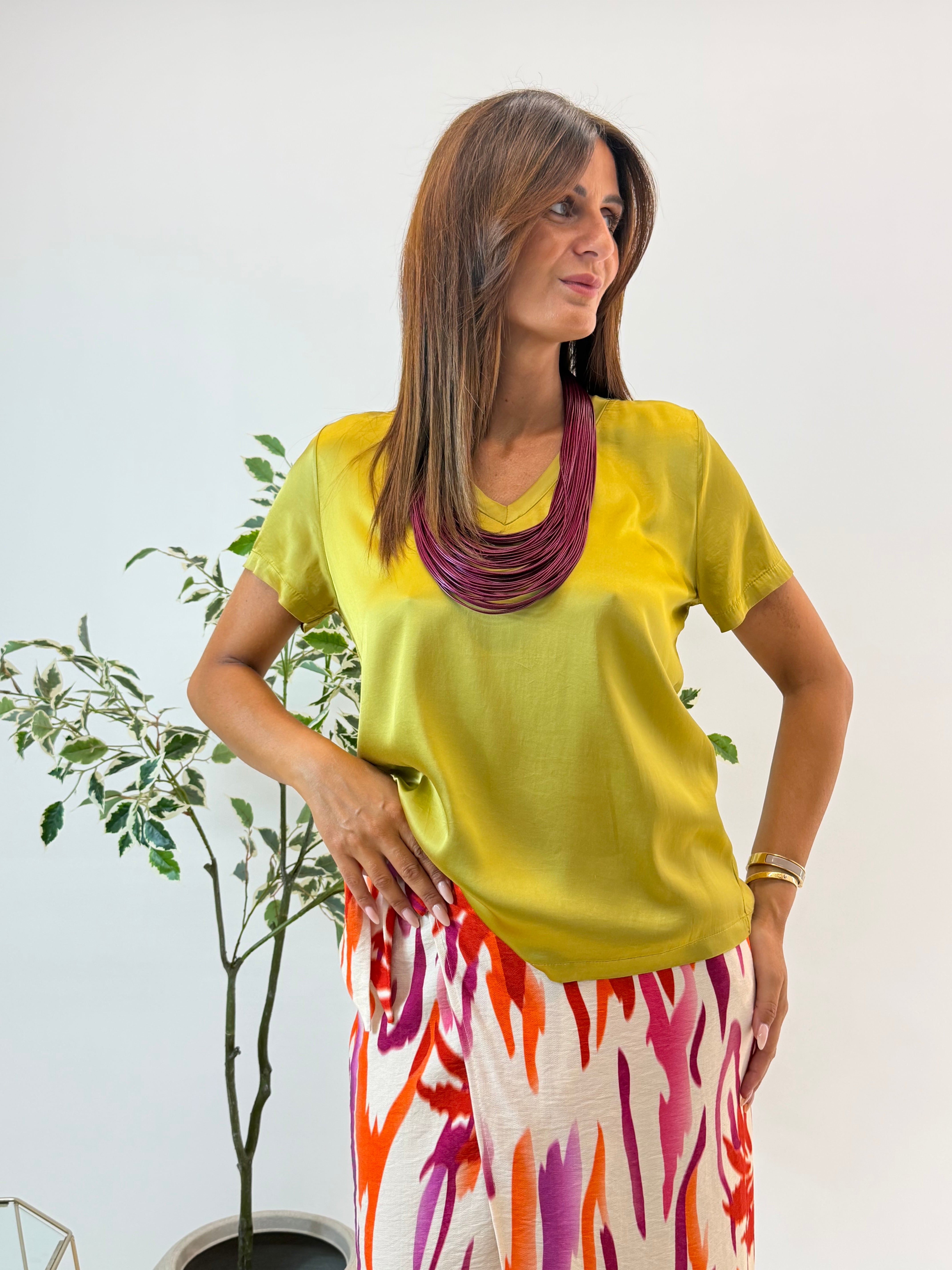 T-SHIRT MIAMI VERDE OLIO