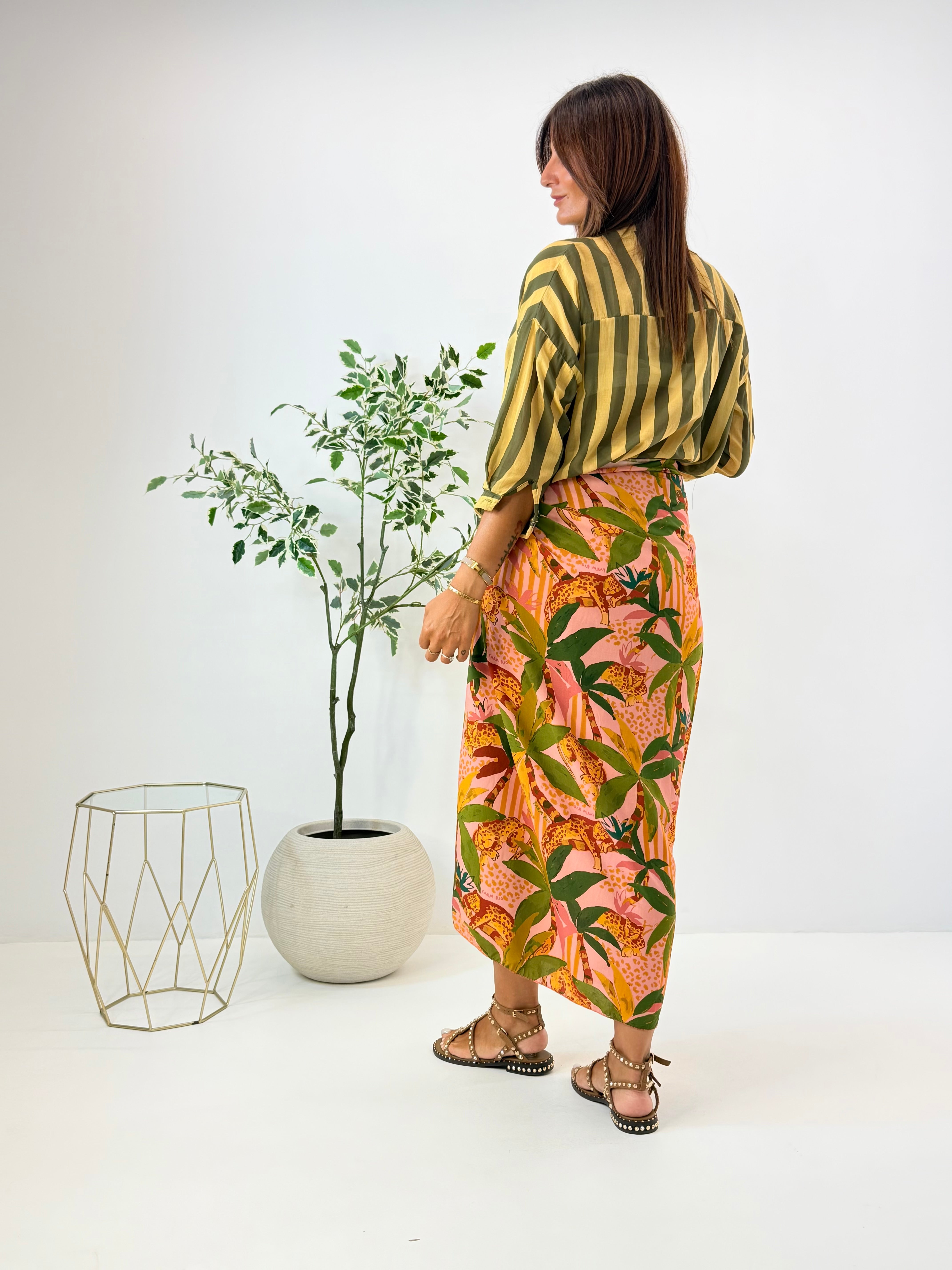 CAMICIA TANIA FANTASIA A RIGHE