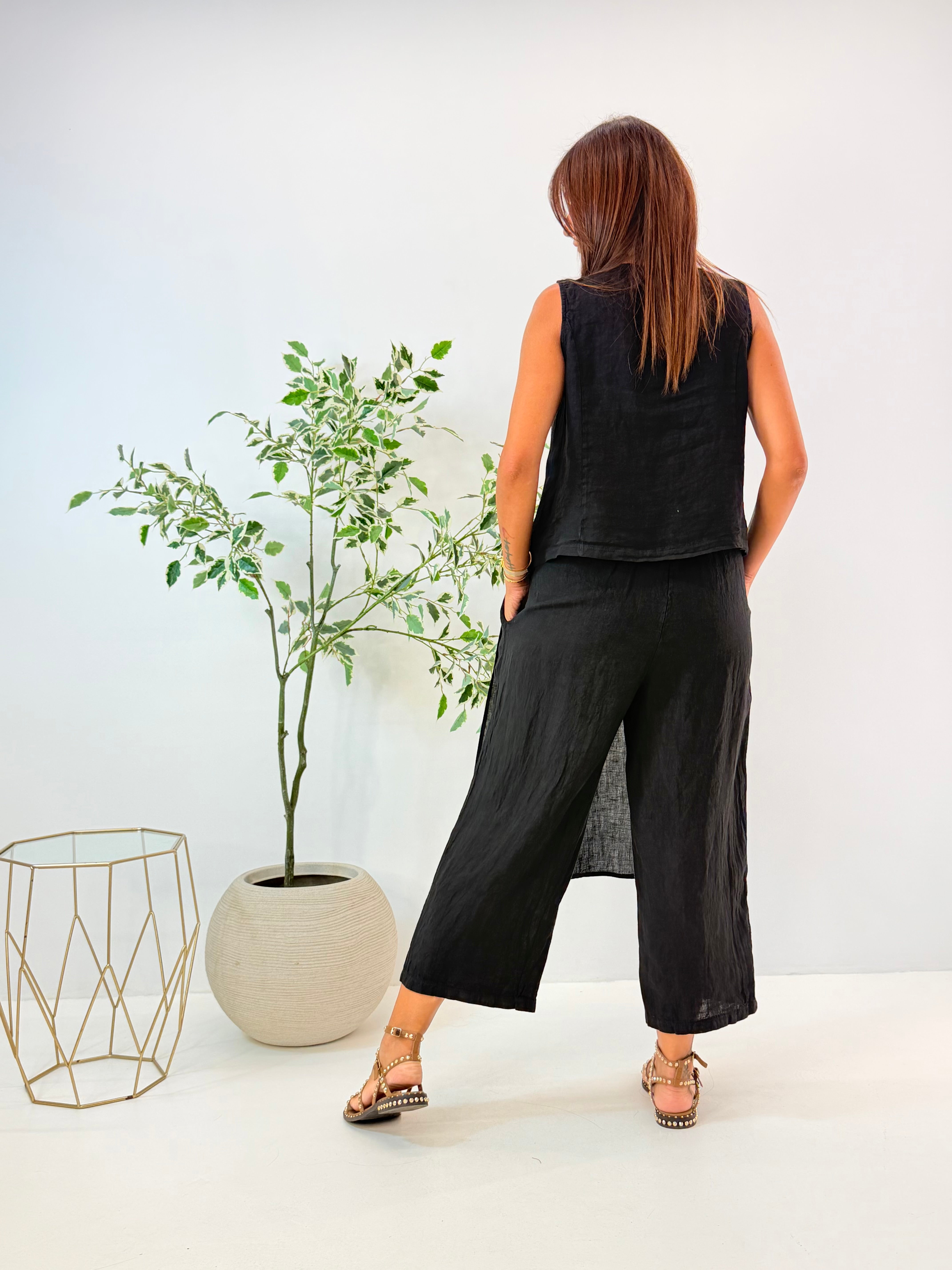 PANTALONE LIANA IN LINO