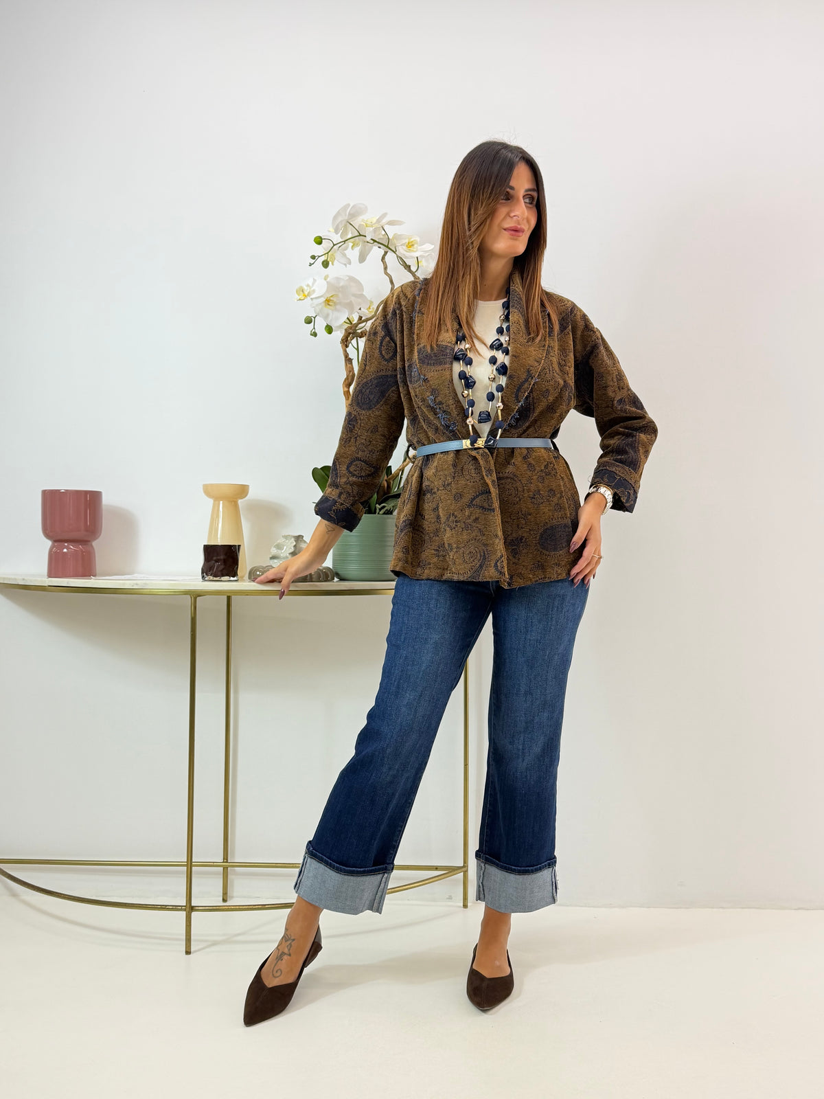 JEANS AMIRA CON RISVOLTO