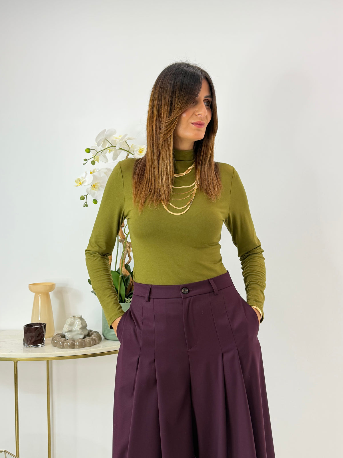 MAGLIETTA ZAIRA VERDE