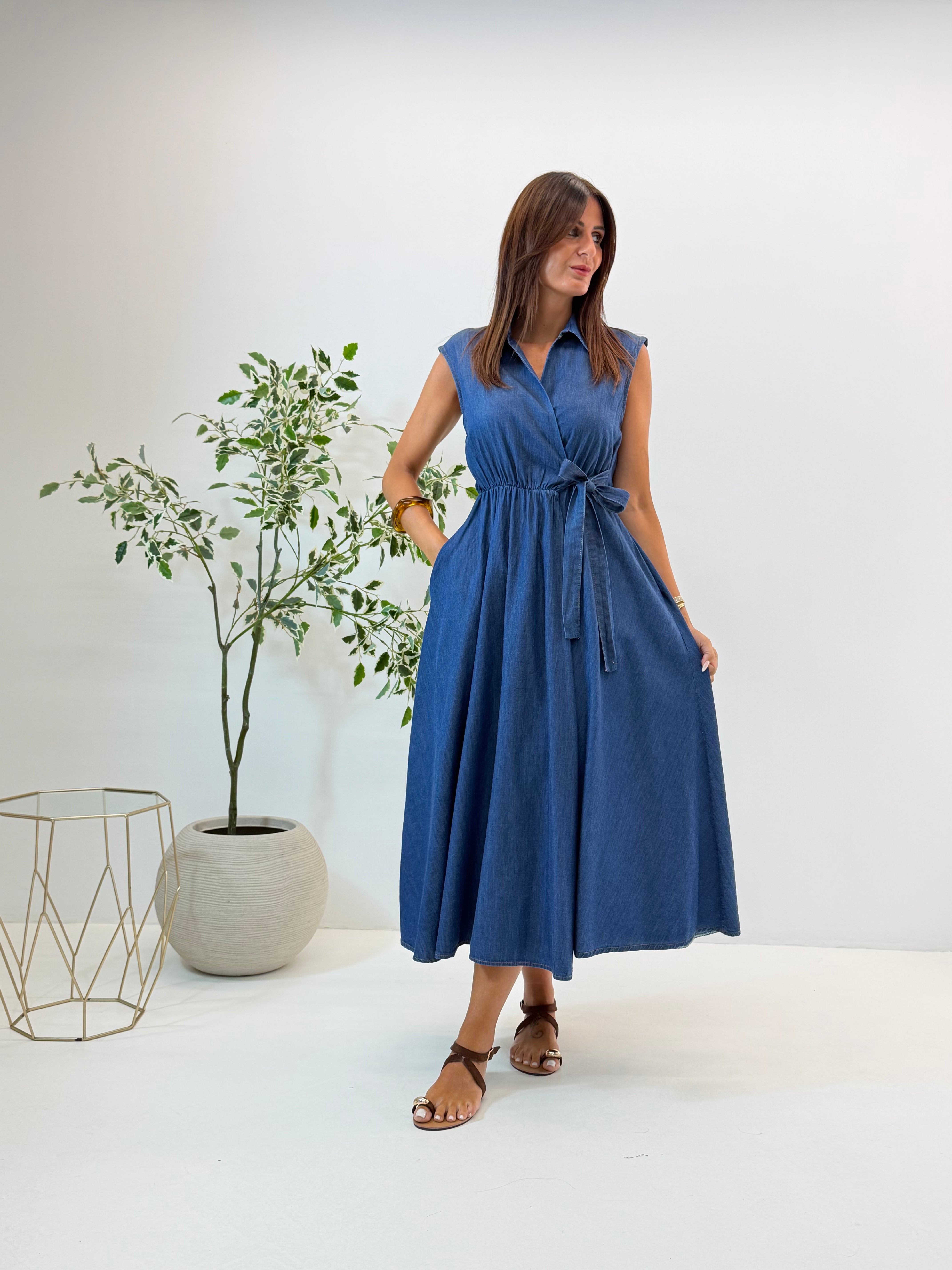 ABITO KLELIA IN DENIM