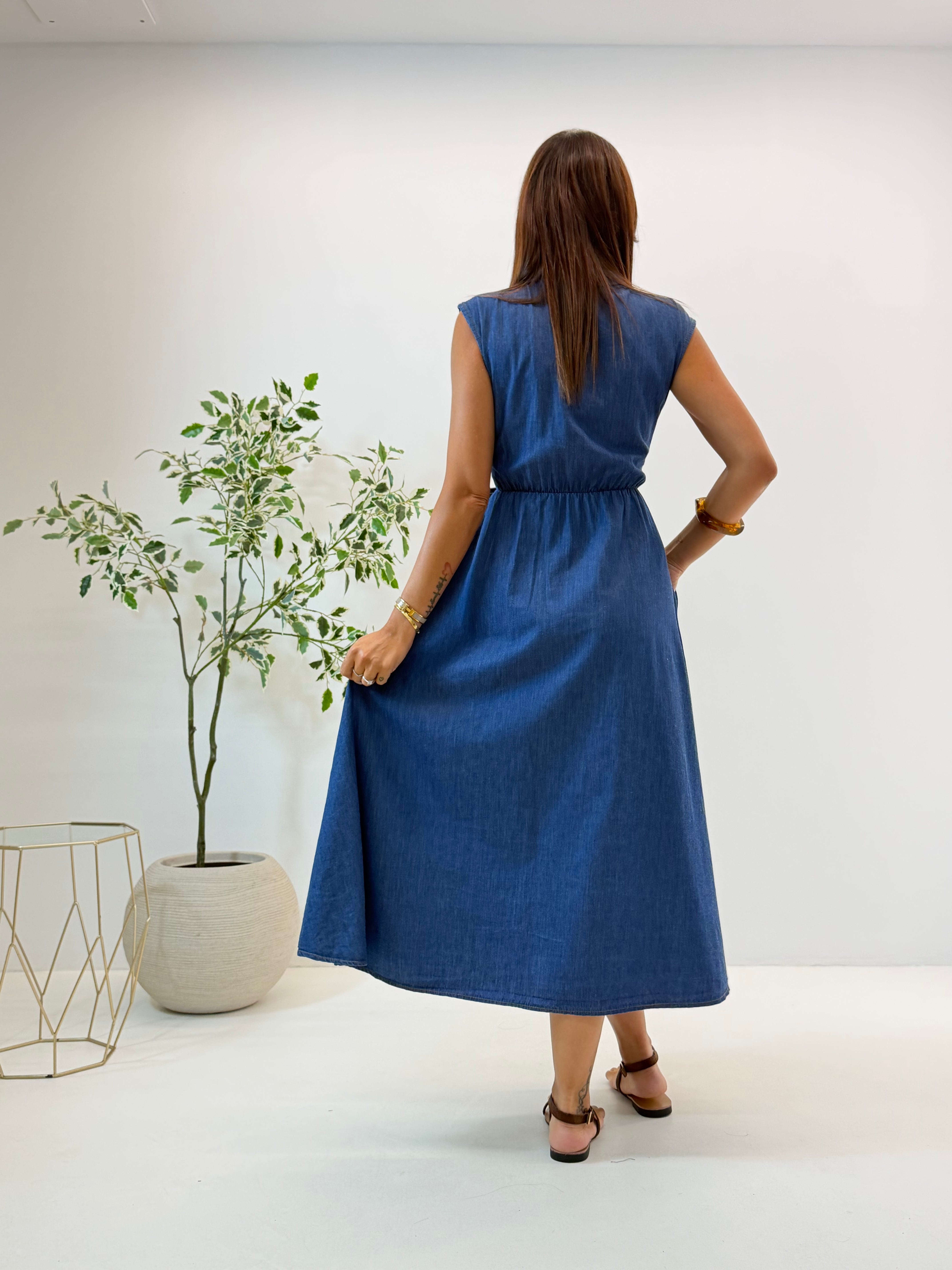 ABITO KLELIA IN DENIM
