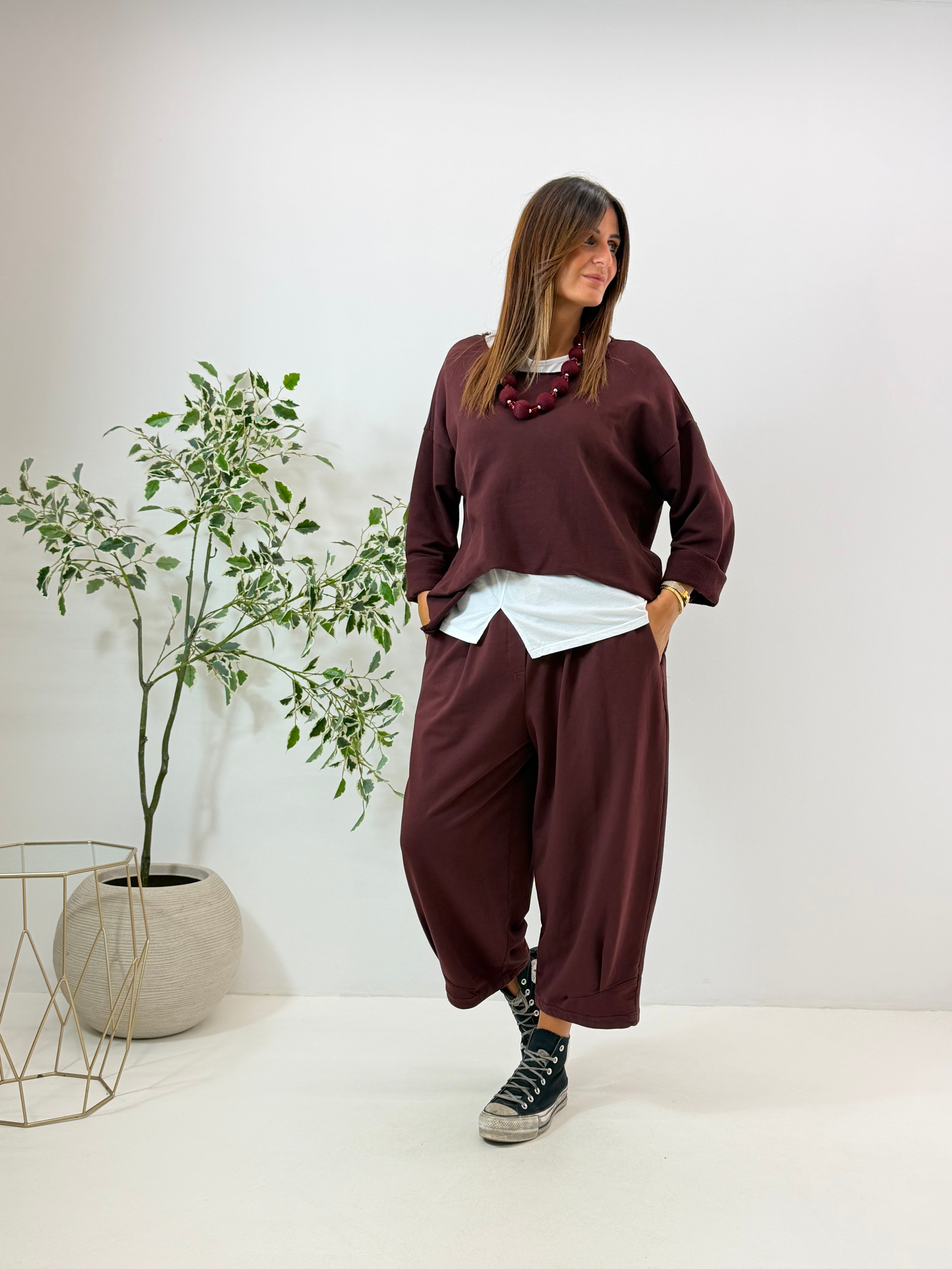PANTALONE CHERRY BORDEAUX WENDY