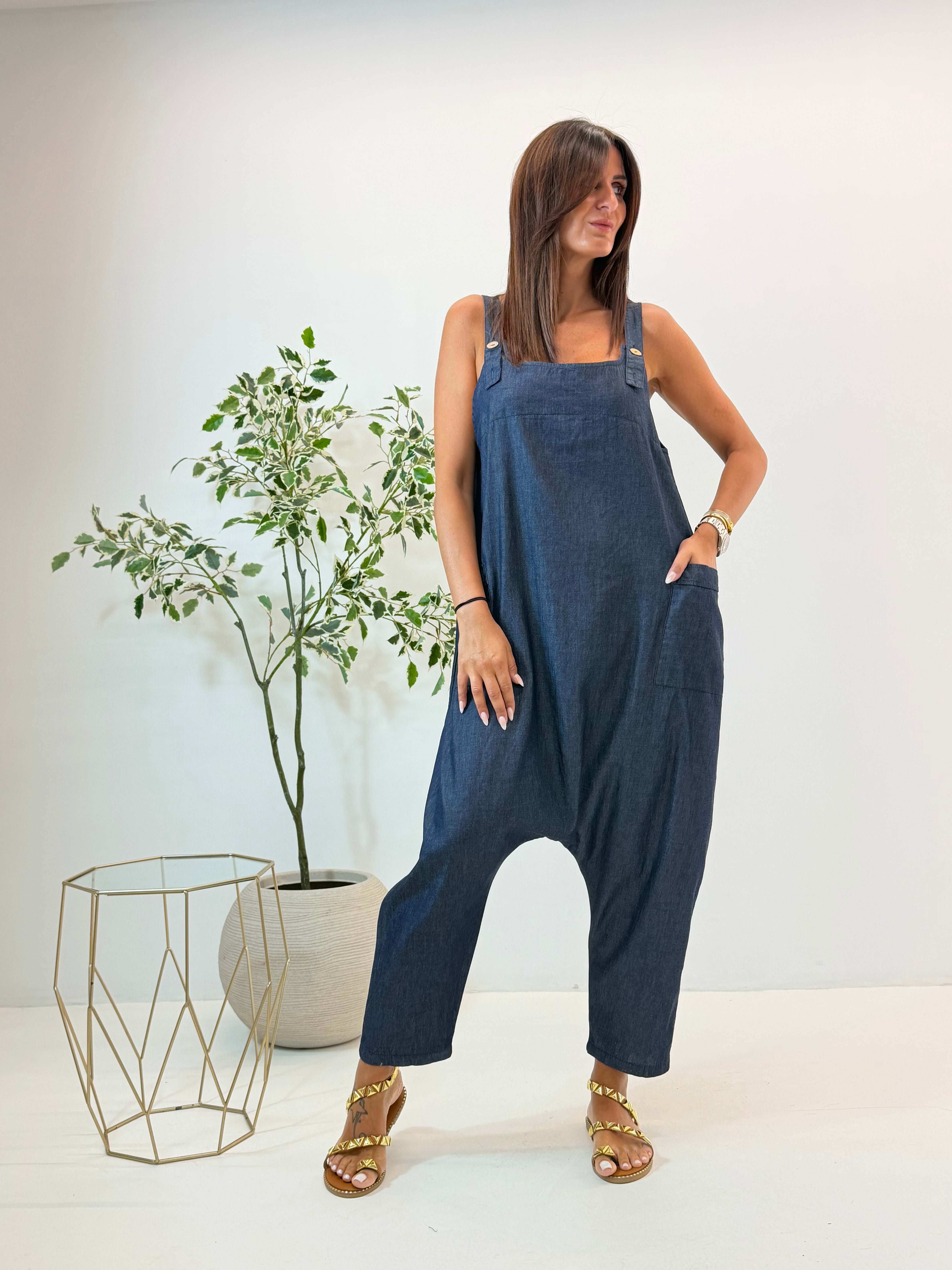SALOPETTE VIVY IN DENIM