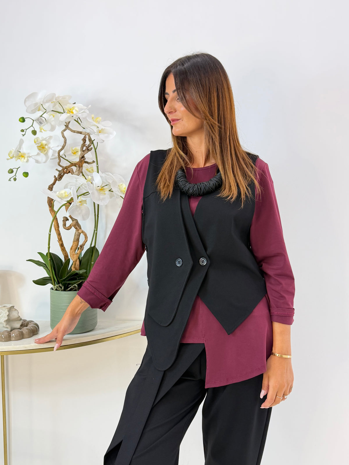 GILET DALIA NERO