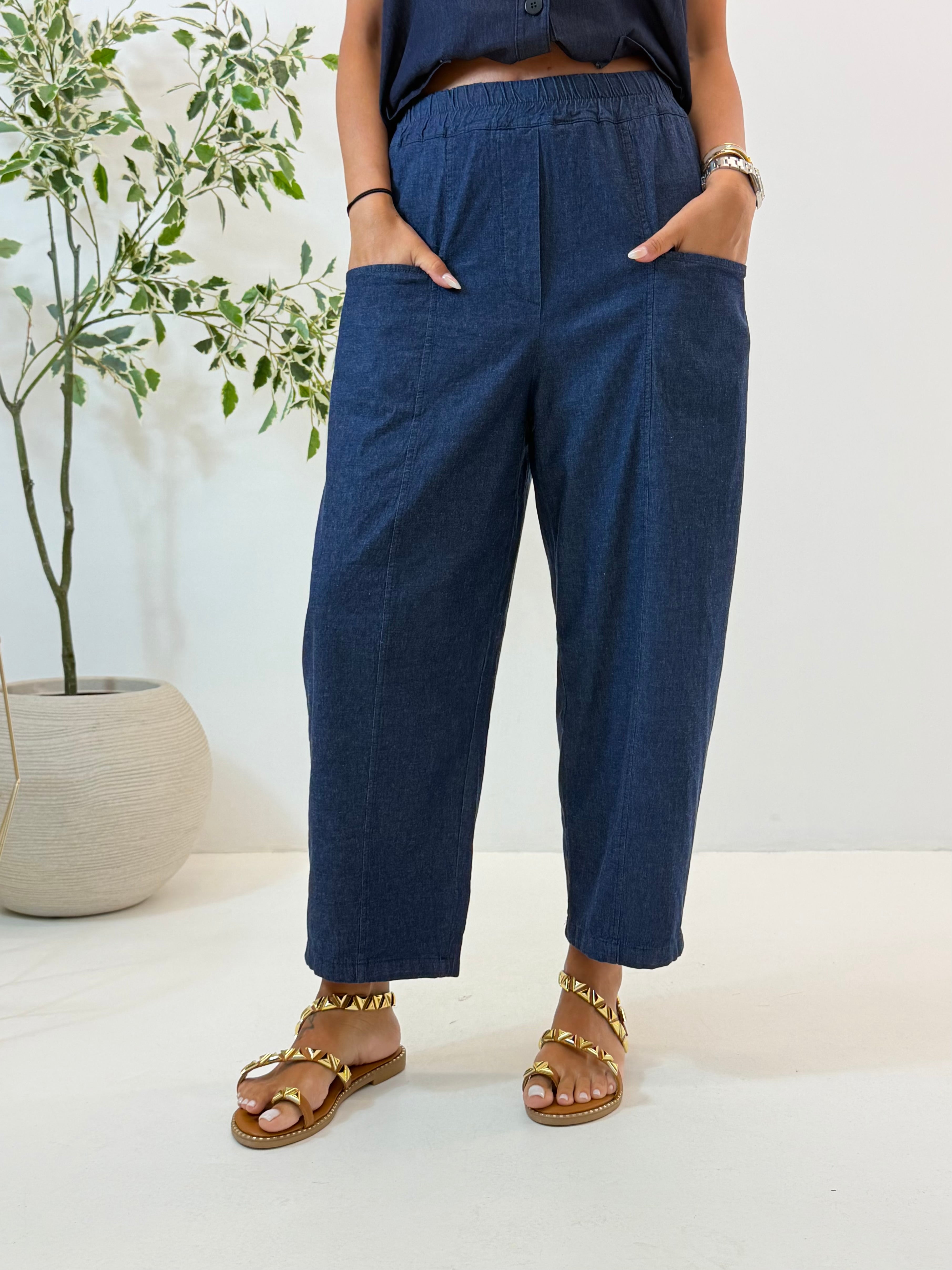 PANTALONE MAIRA IN DENIM