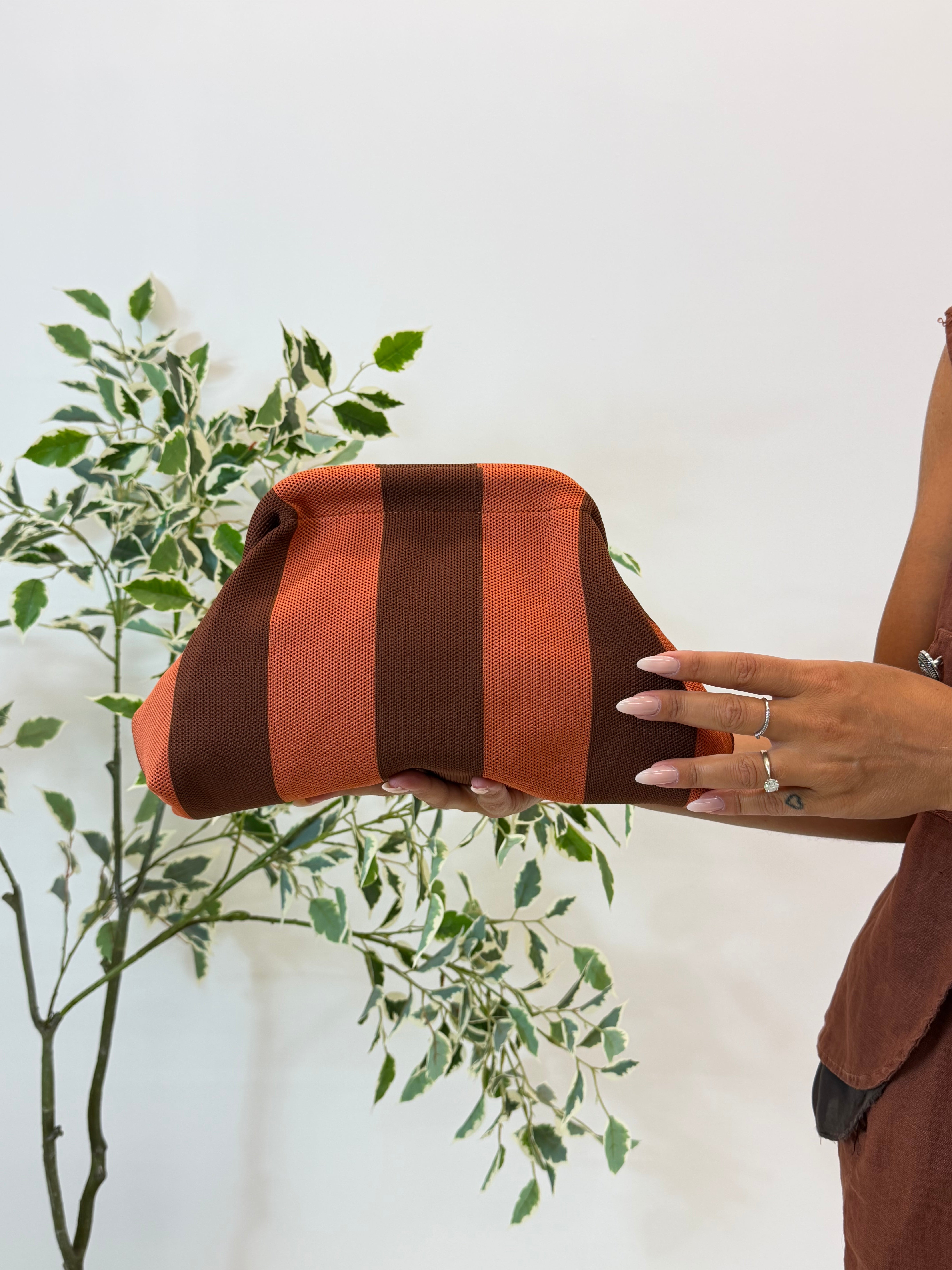 BORSA AMELIE A RIGHE