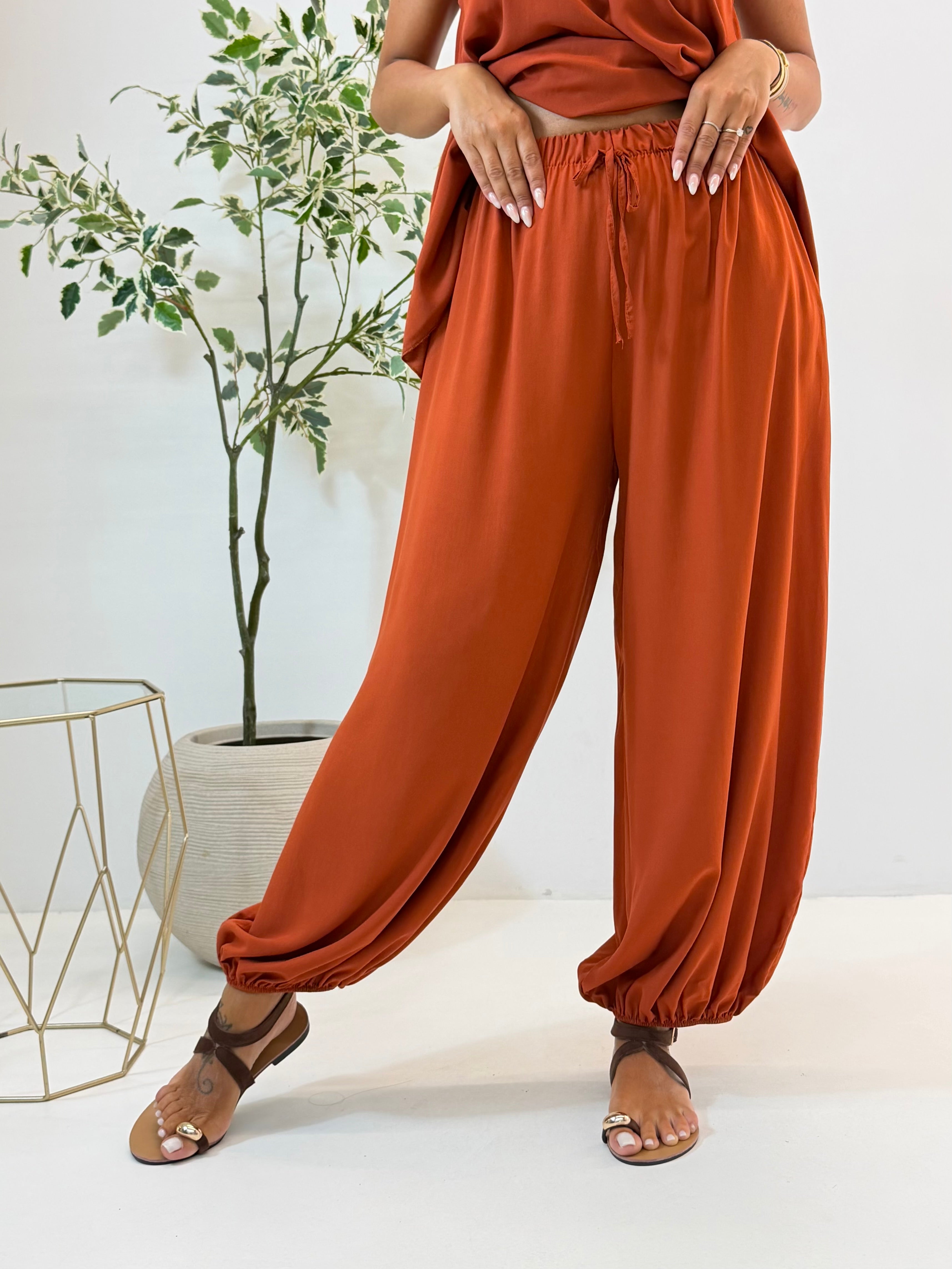 PANTALONE ZENA RUGGINE