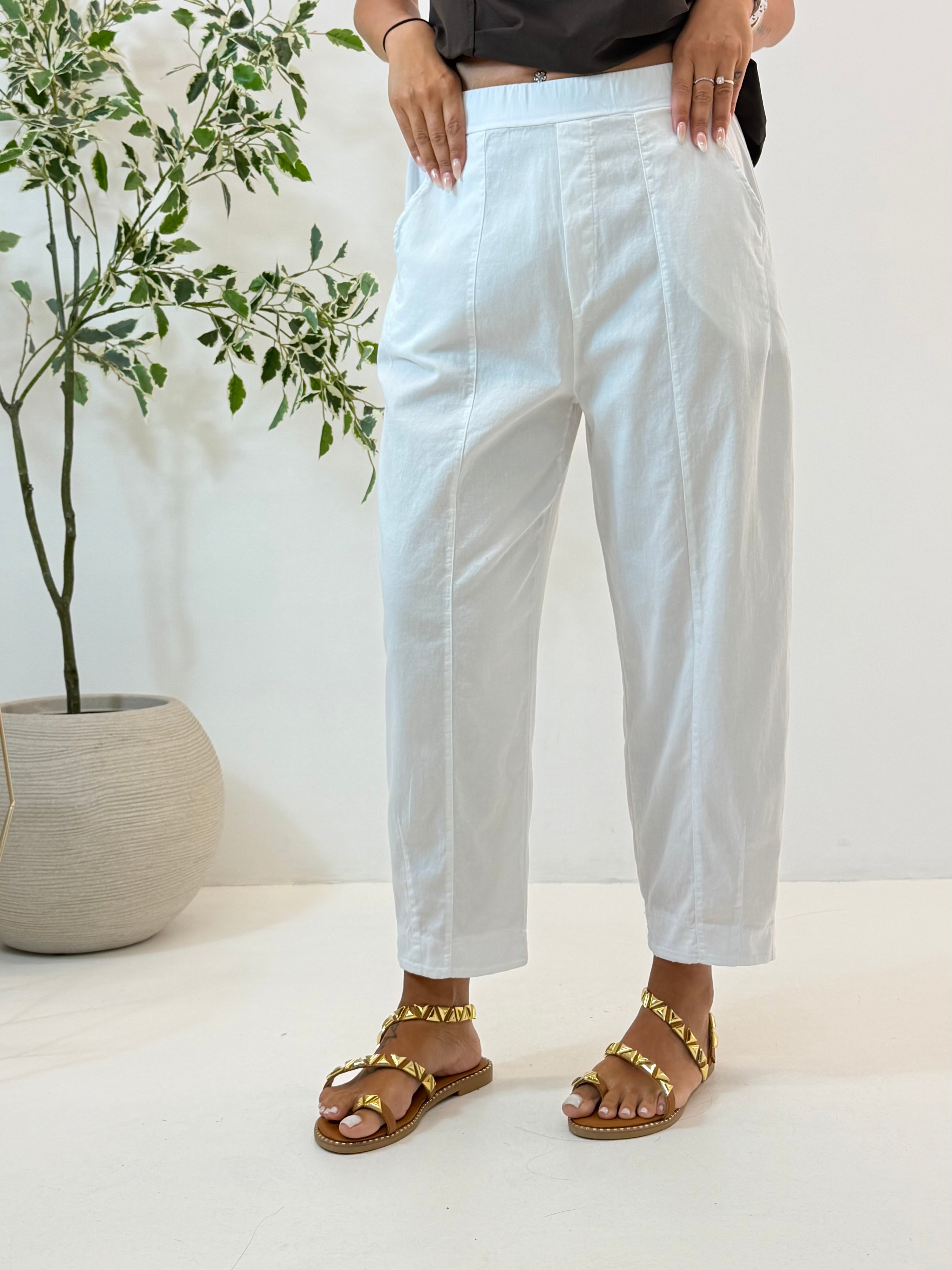 PANTALONE LEA BIANCO