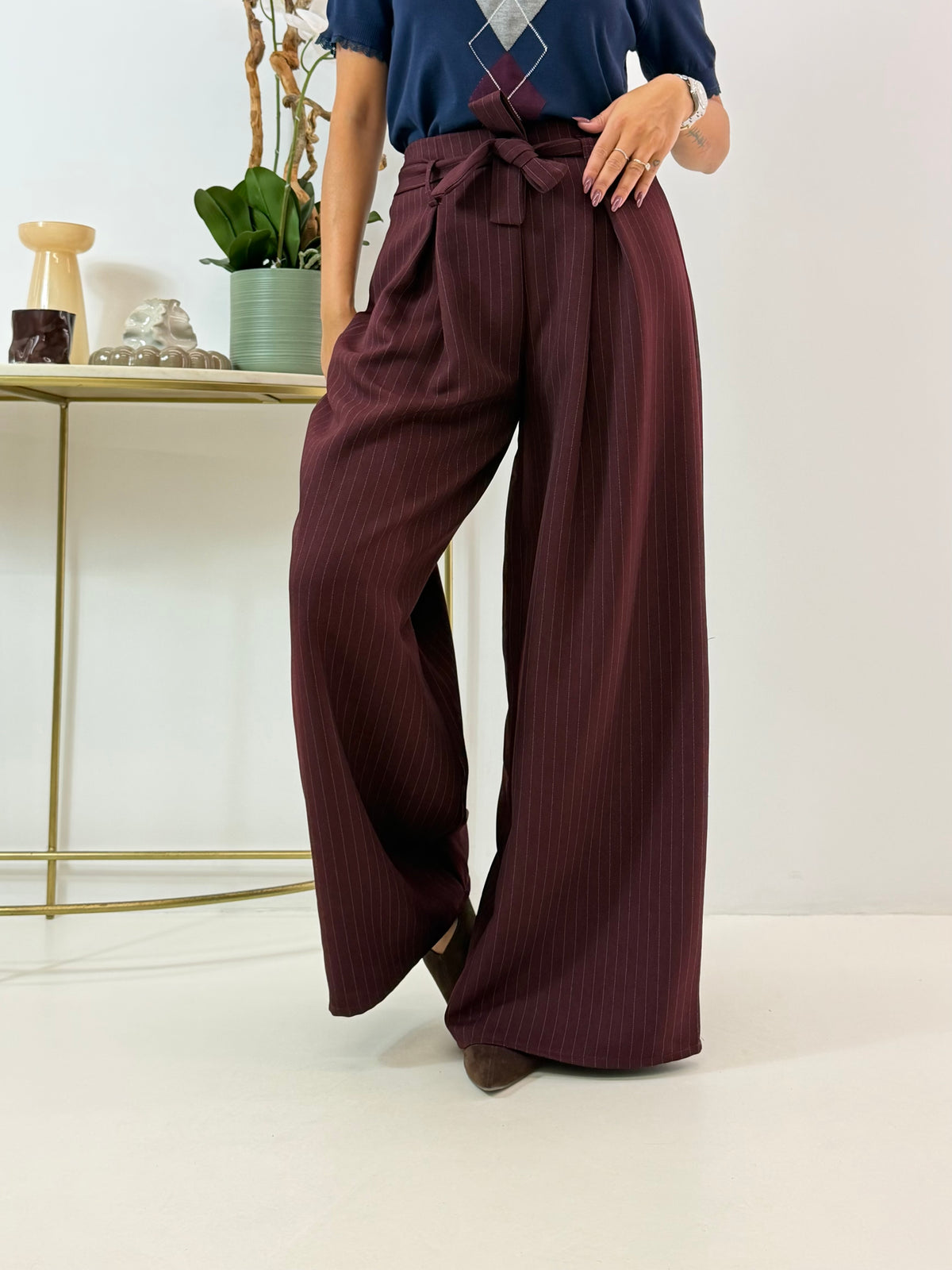 PANTALONE ARISA GESSATO