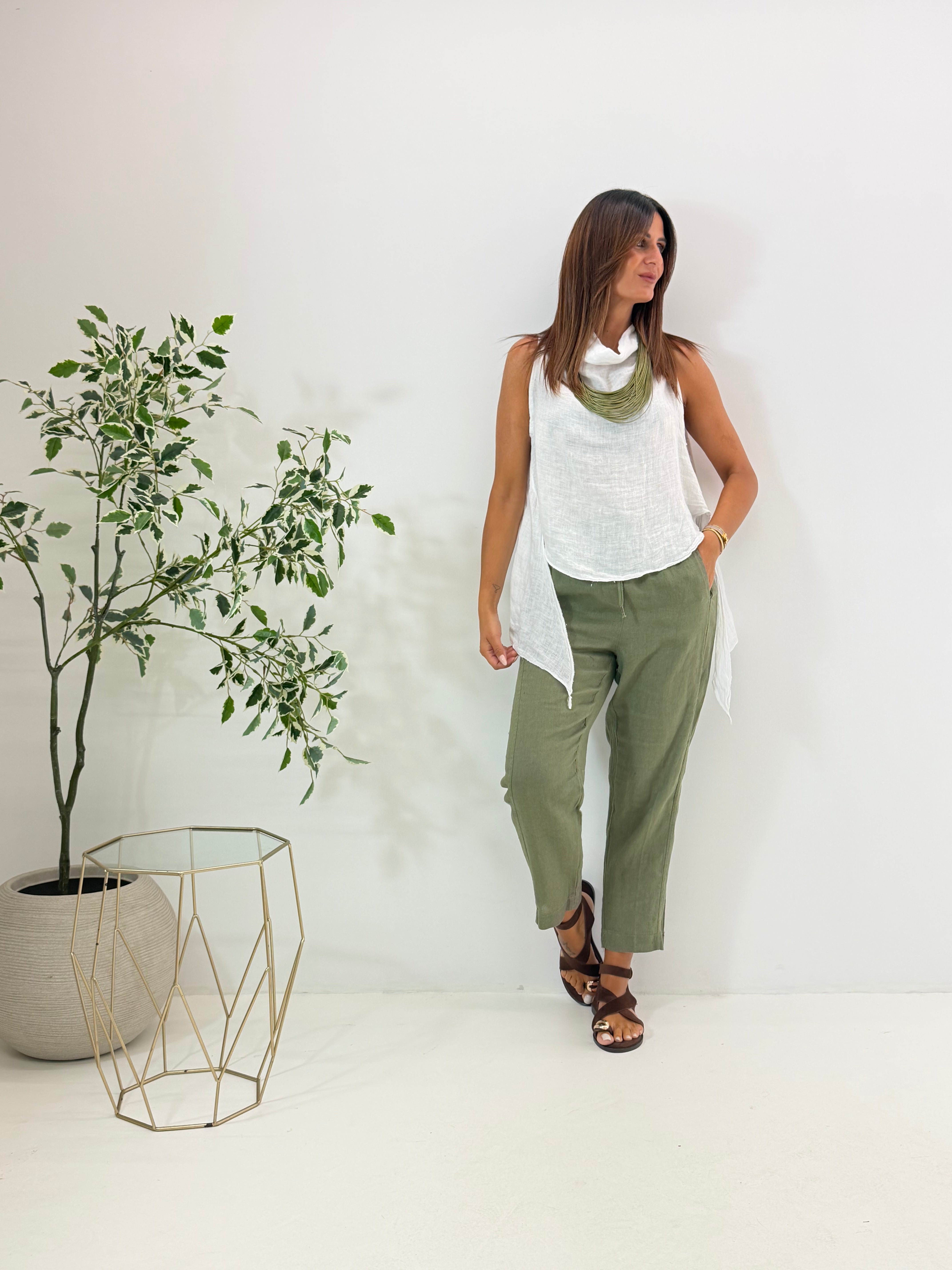 PANTALONE JESY IN LINO