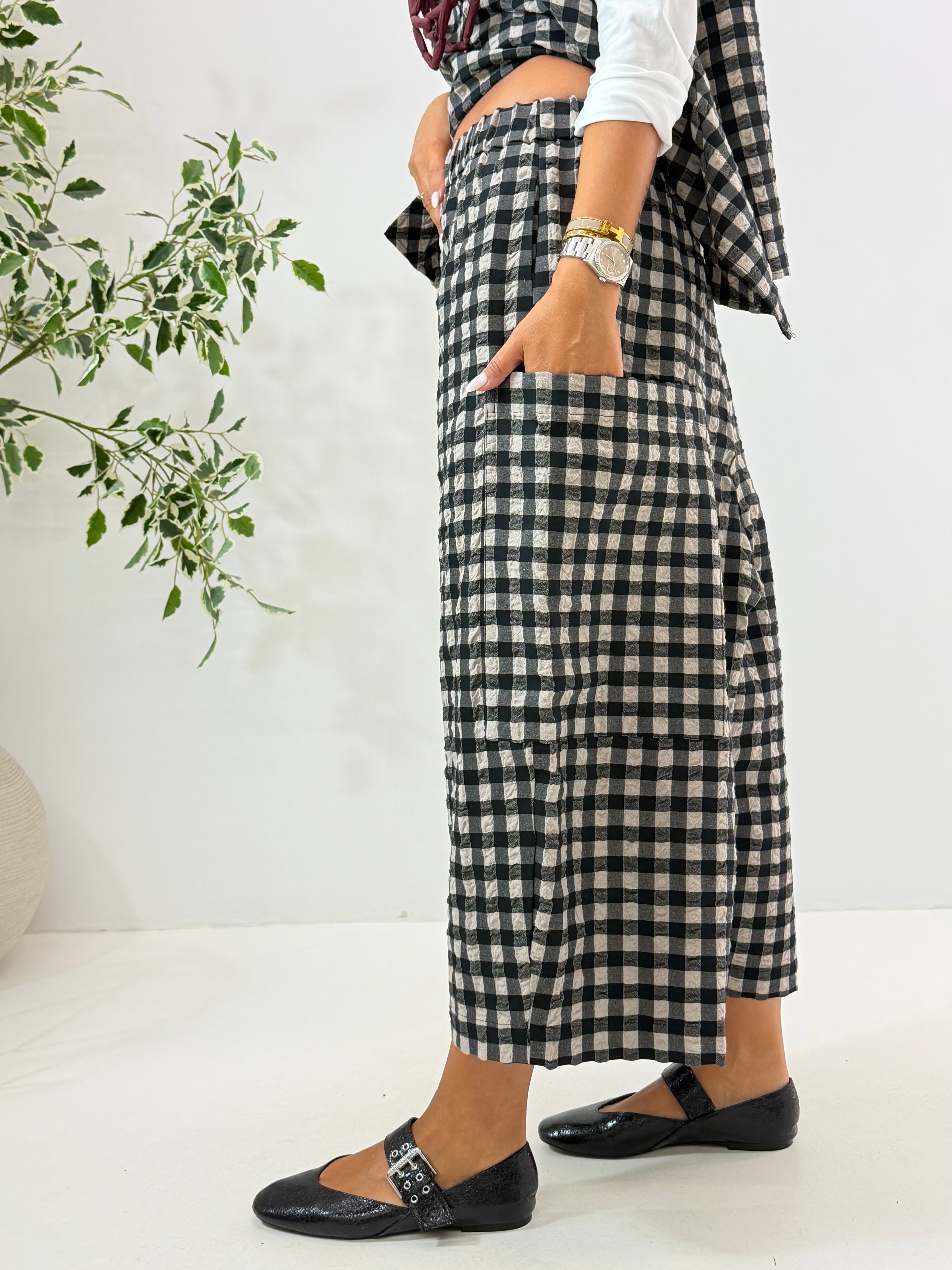 PANTALONE KEYLA WENDY A QUADRETTI