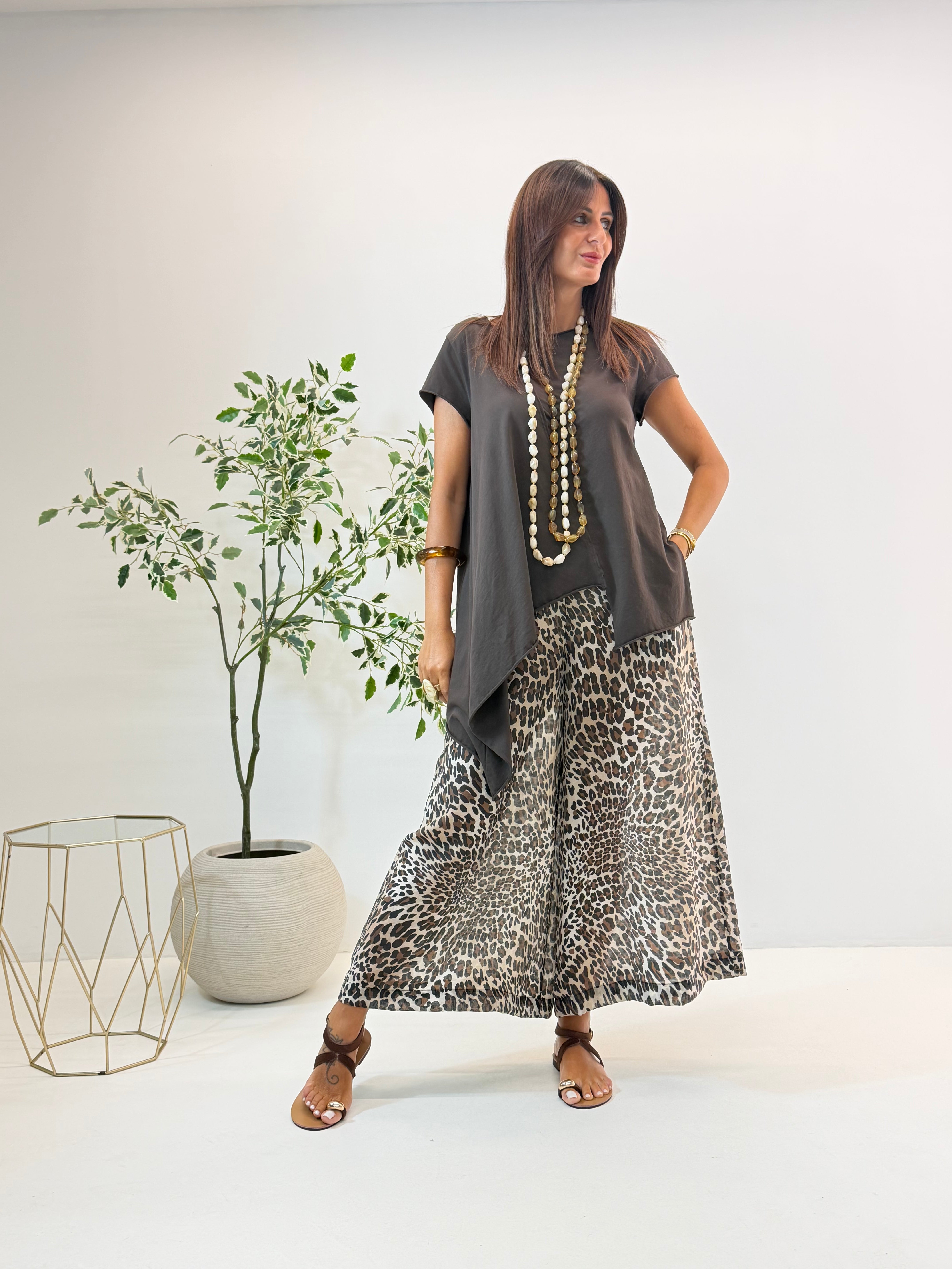 PANTALONE LEA WENDY MACULATO