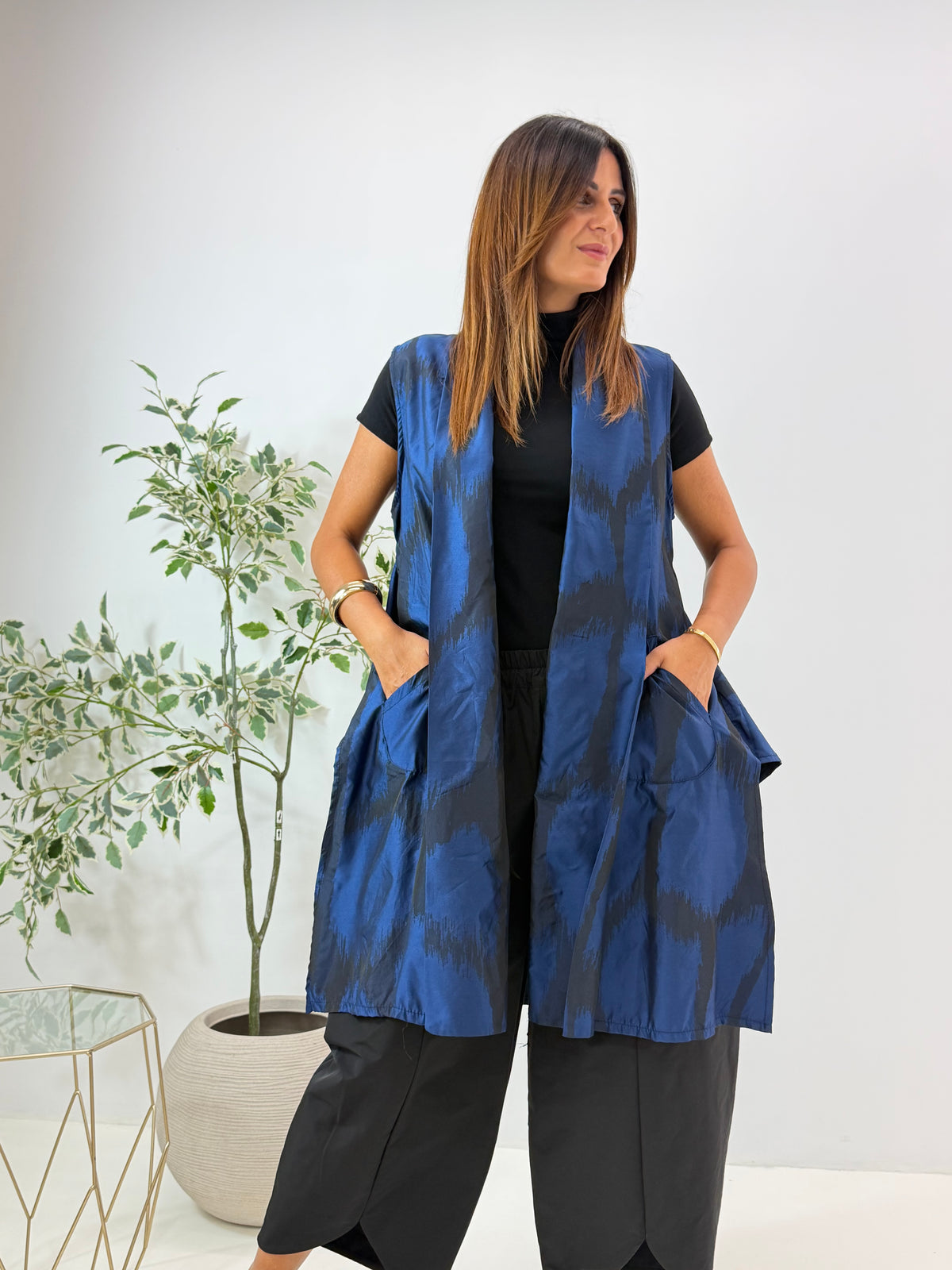 GILET ALEXA FANTASIA BLU