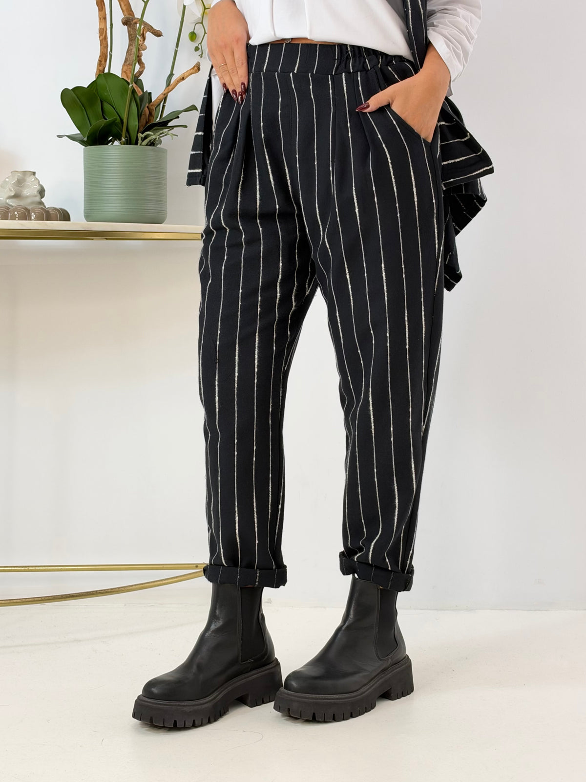 PANTALONE ALICE A RIGHE