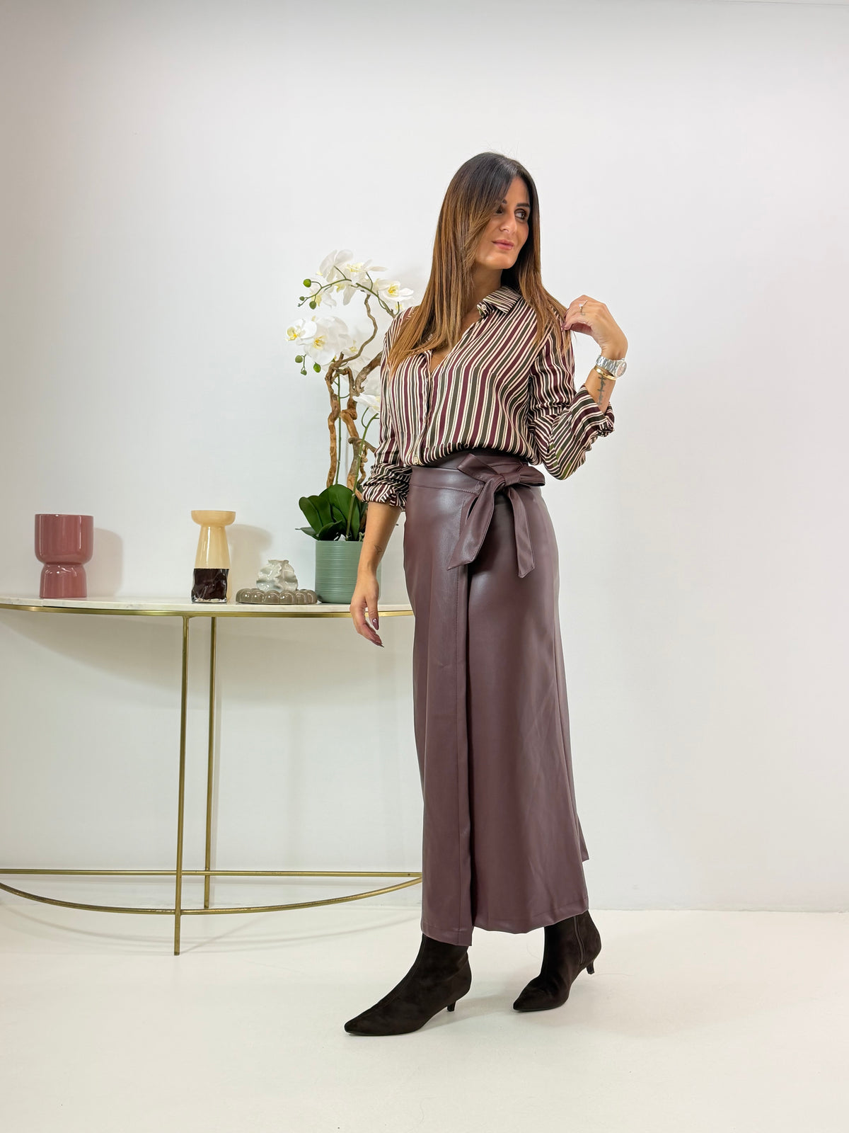 CAMICIA MATILDE FANTASIA A RIGHE
