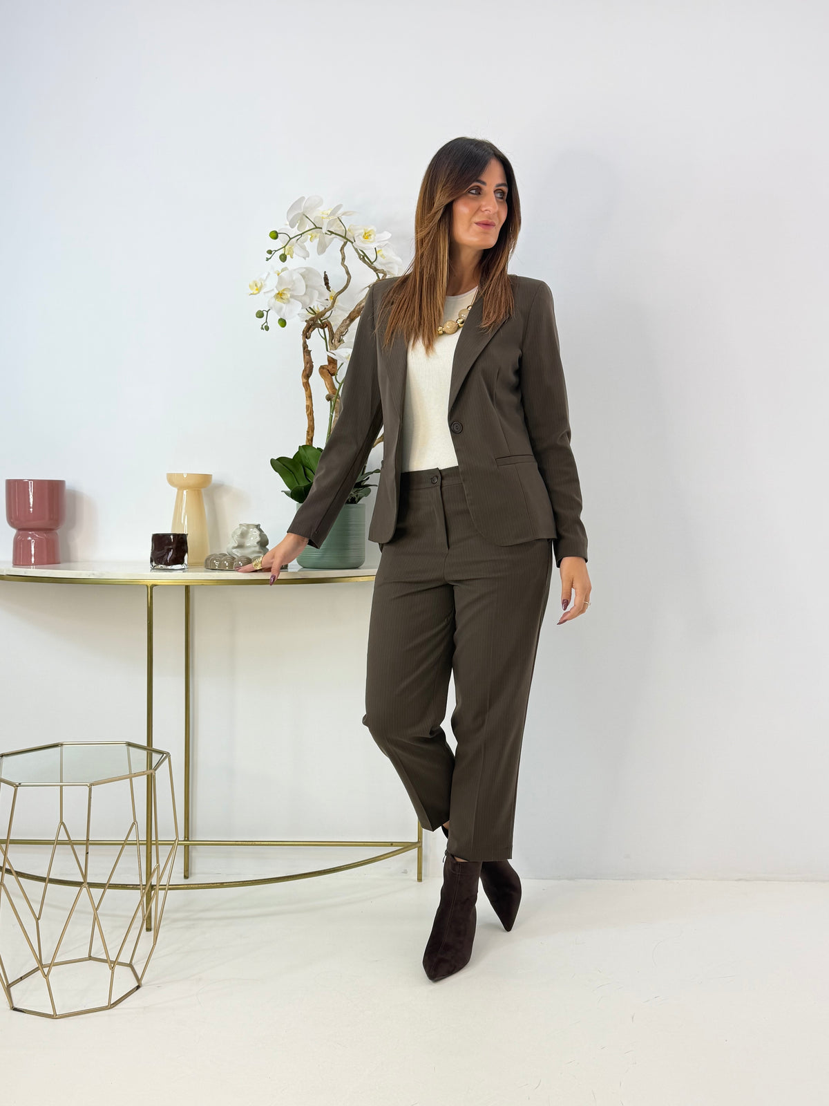 PANTALONE KLELIA MORO GESSATO
