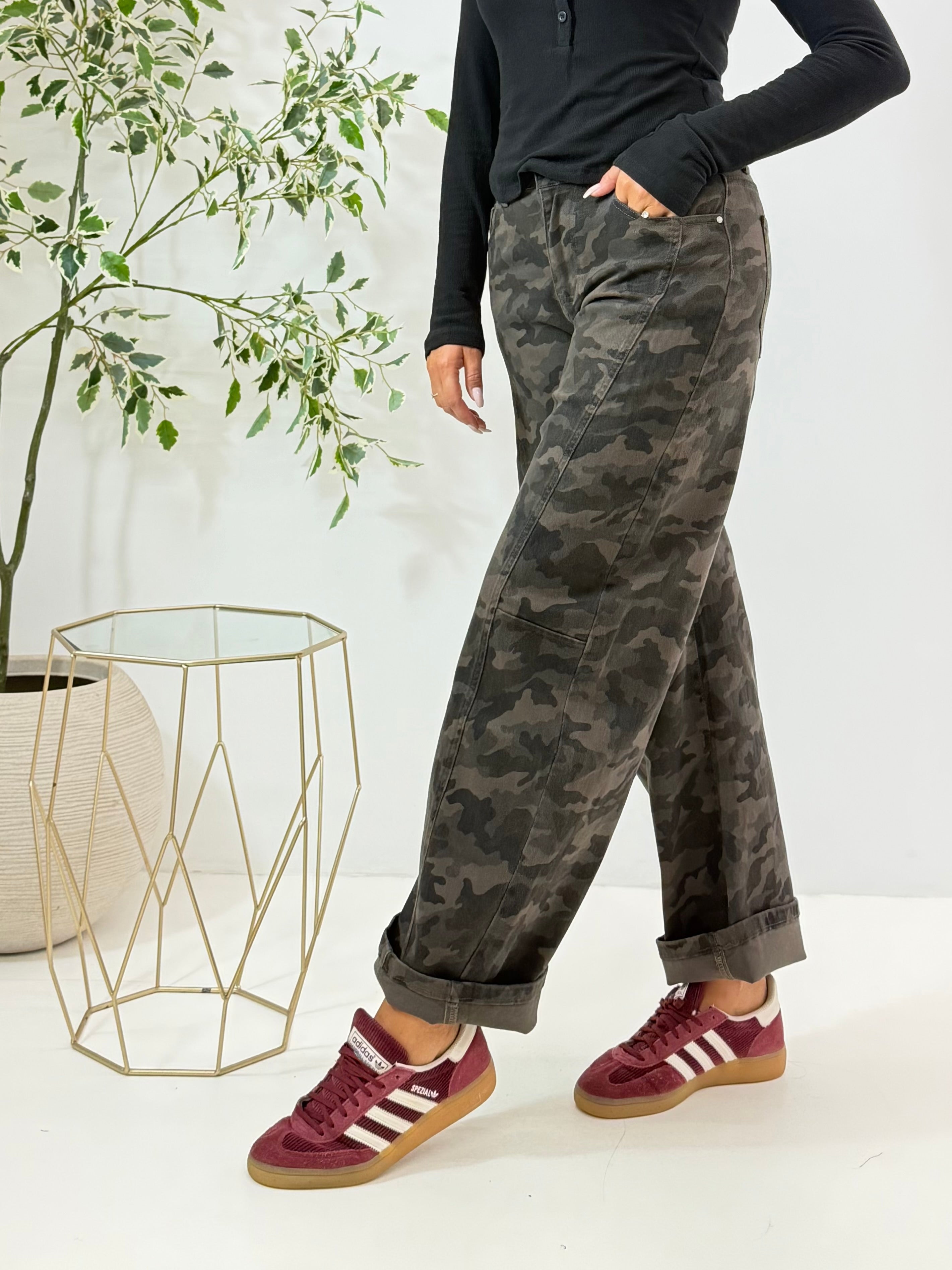 JEANS SIRIA BAGGY MILITARE