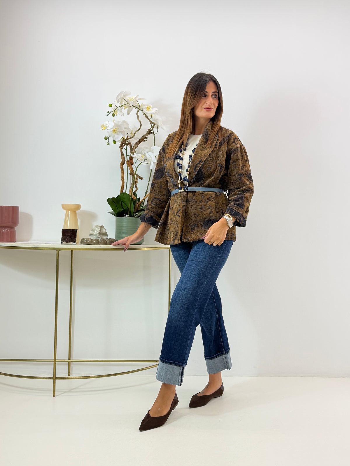 JEANS AMIRA CON RISVOLTO