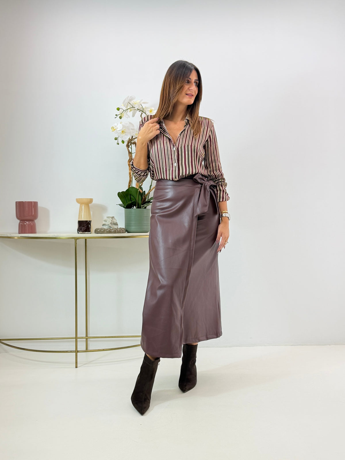 CAMICIA MATILDE FANTASIA A RIGHE