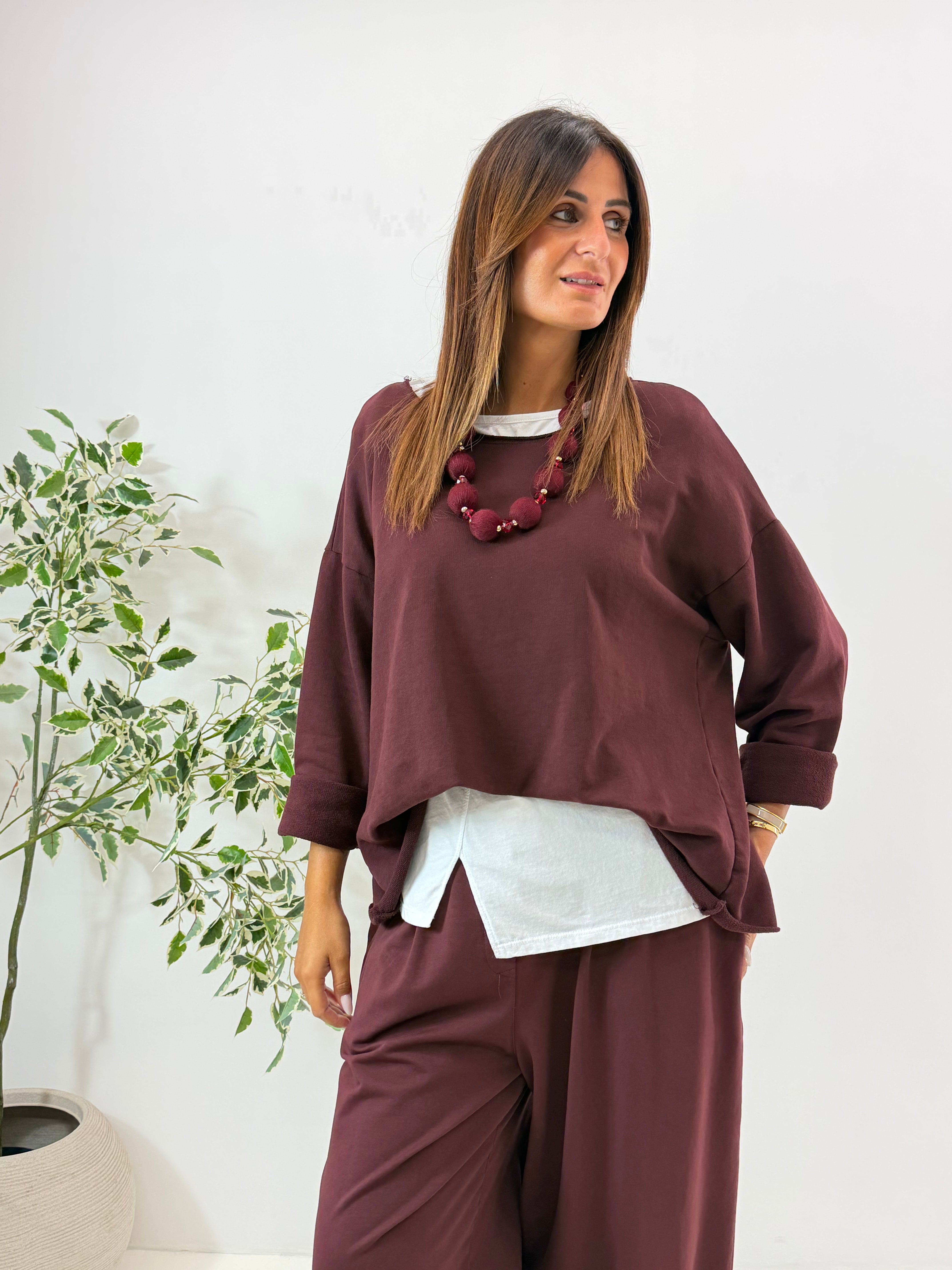 COLLANA VANESSA BORDEAUX