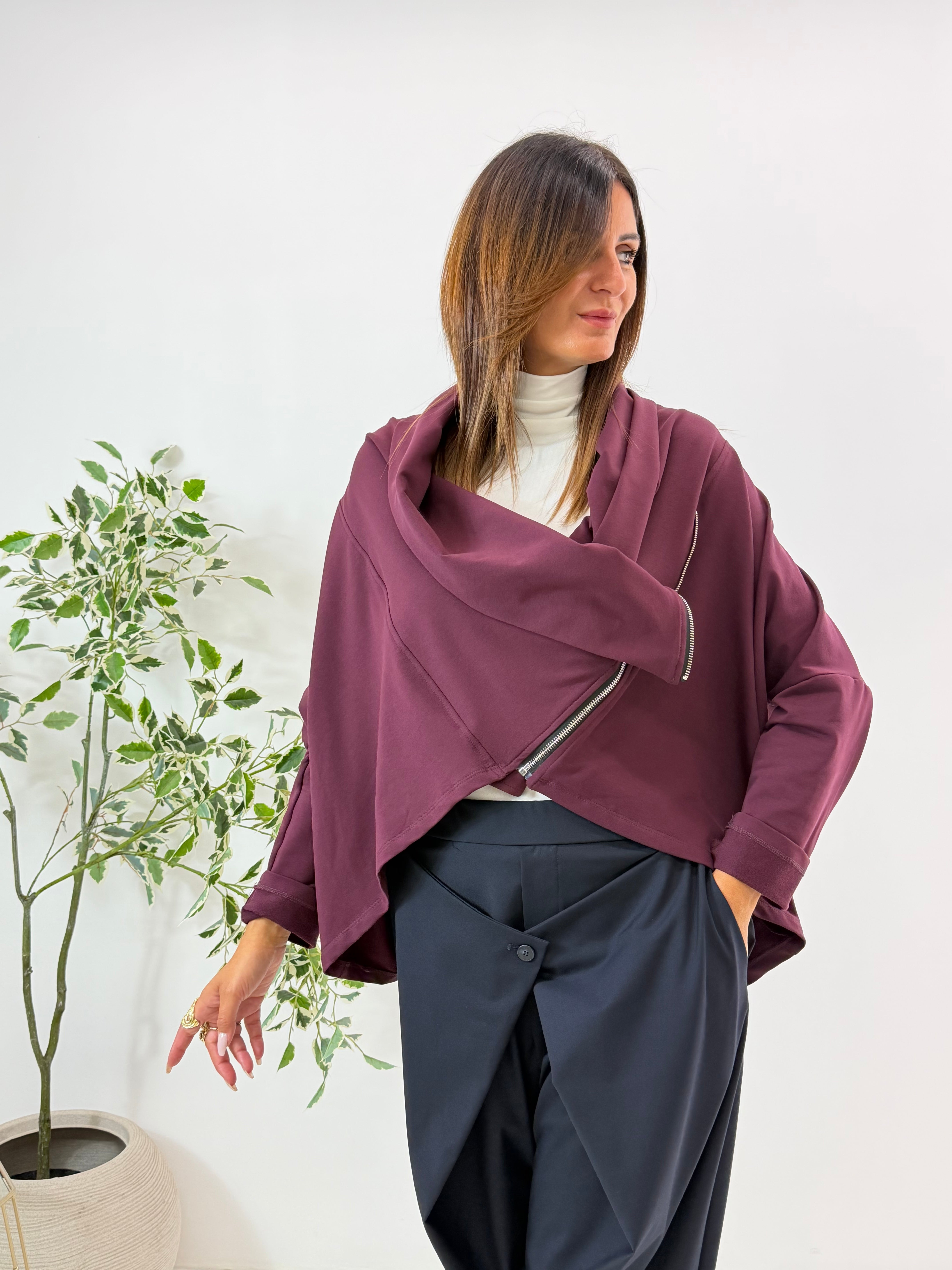 CARDIGAN AMABEL WENDY BORDEAUX
