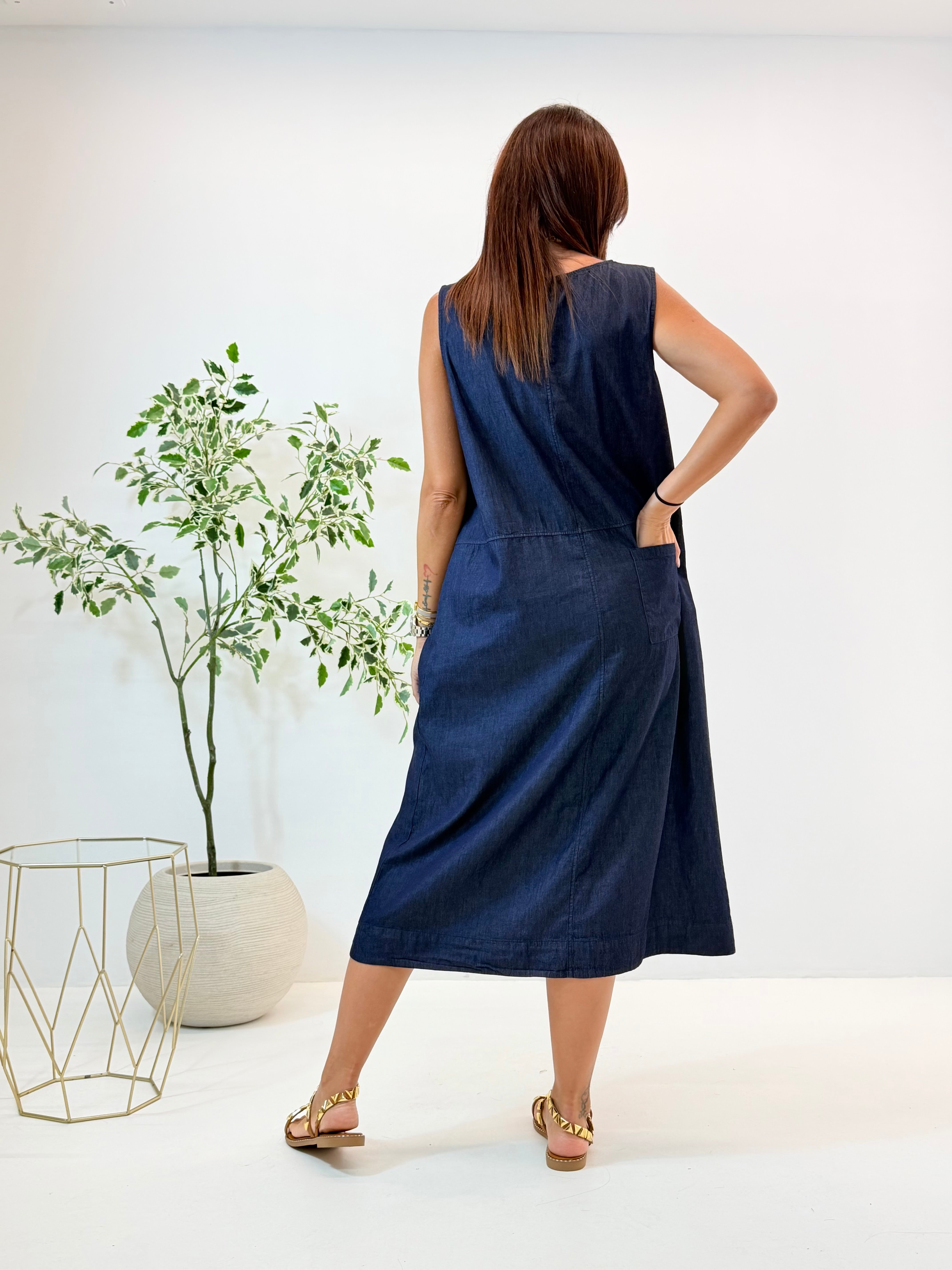ABITO AMYA IN DENIM