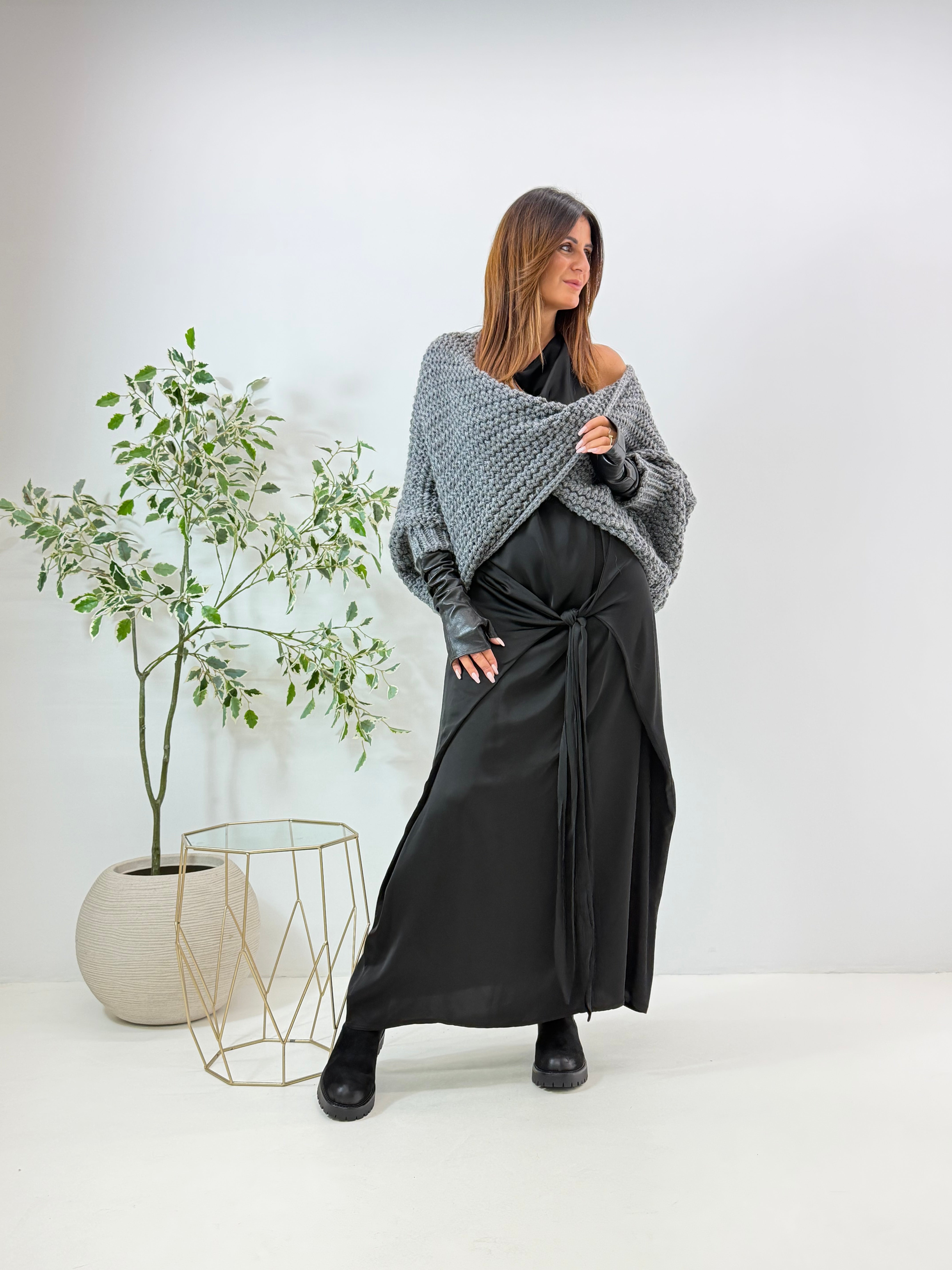 PULL LICYA TRAFORATO GRIGIO