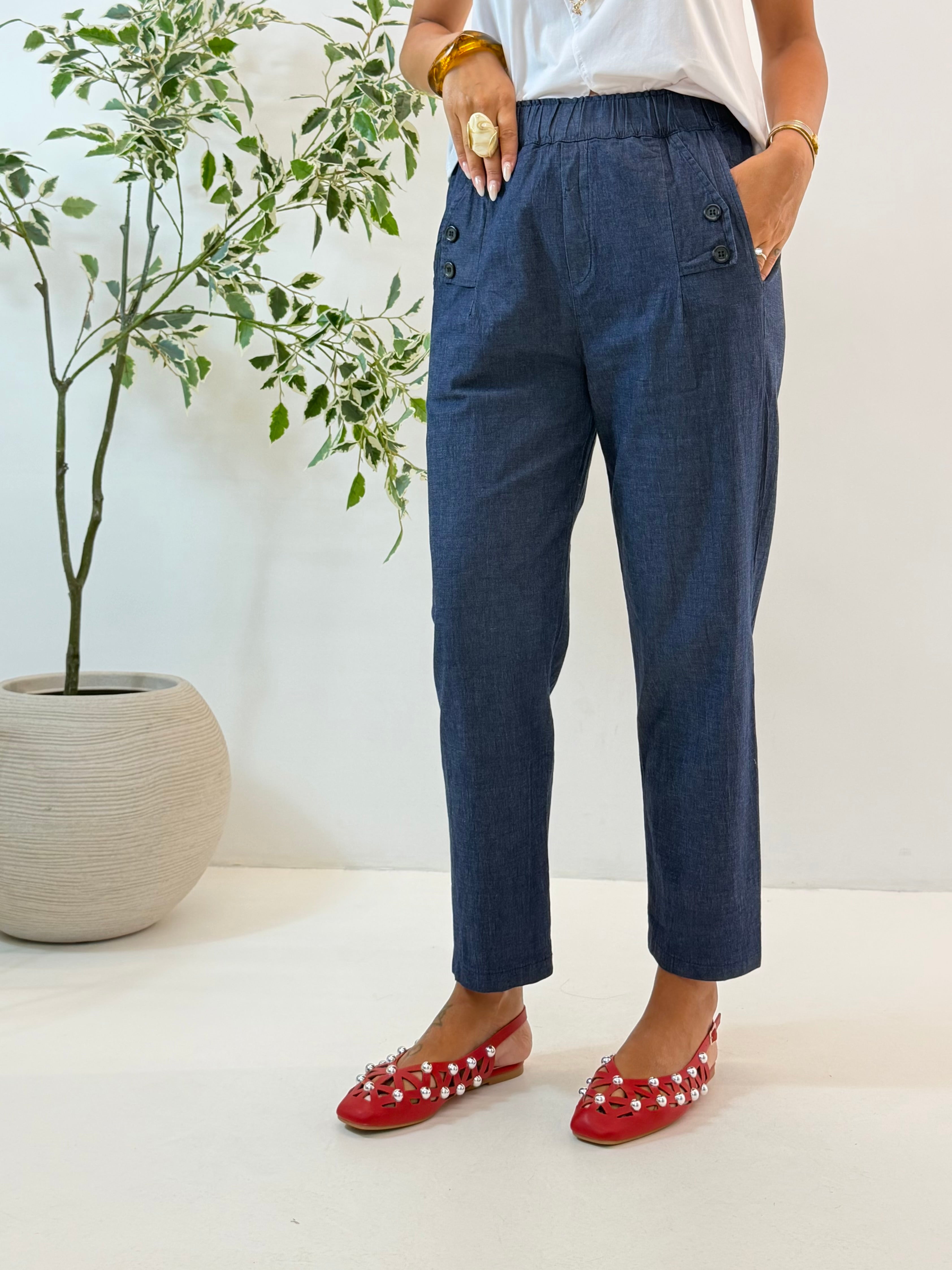 PANTALONE MANILA IN DENIM