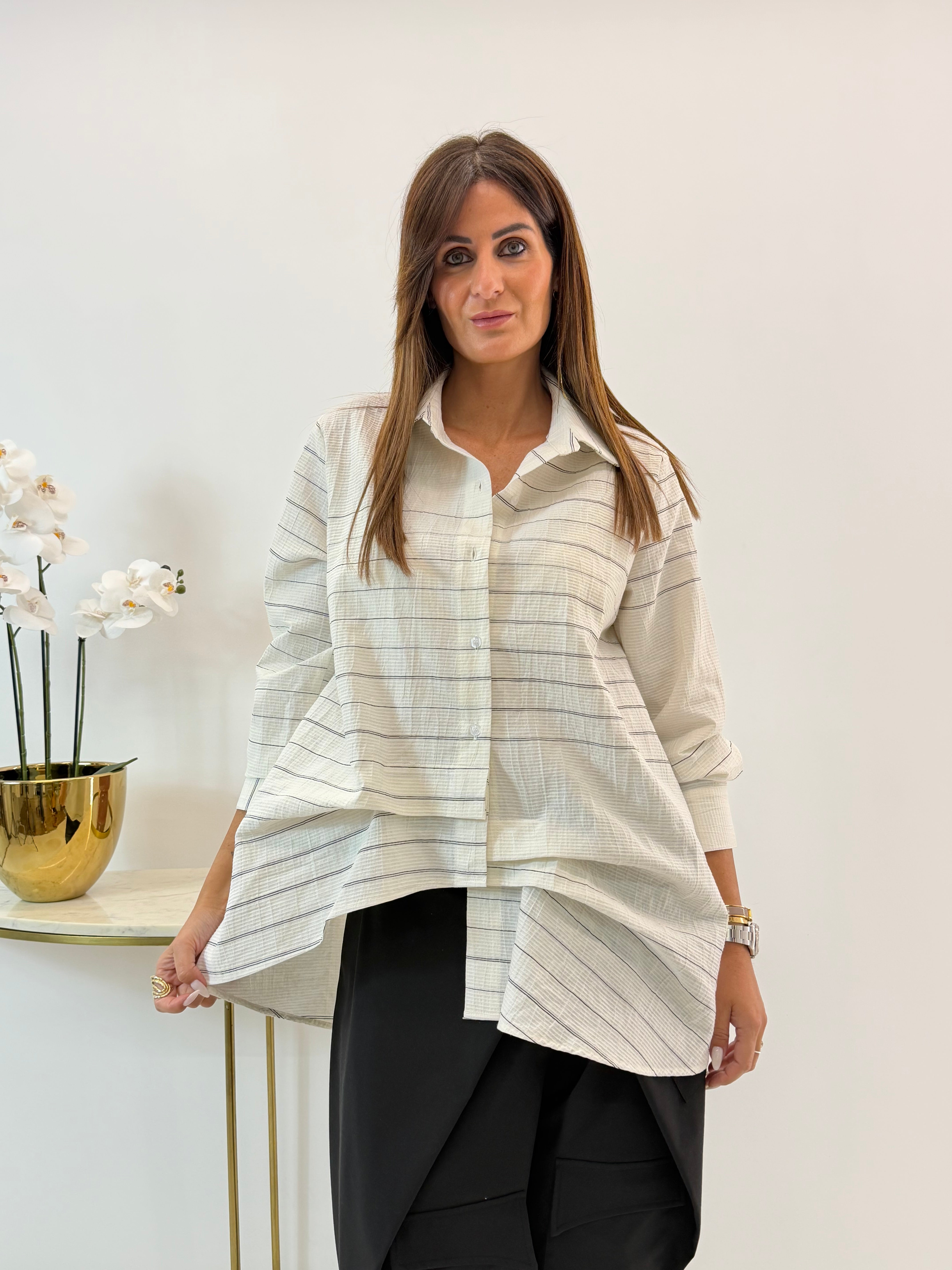 CAMICIA WENDY SELENIA A RIGHE