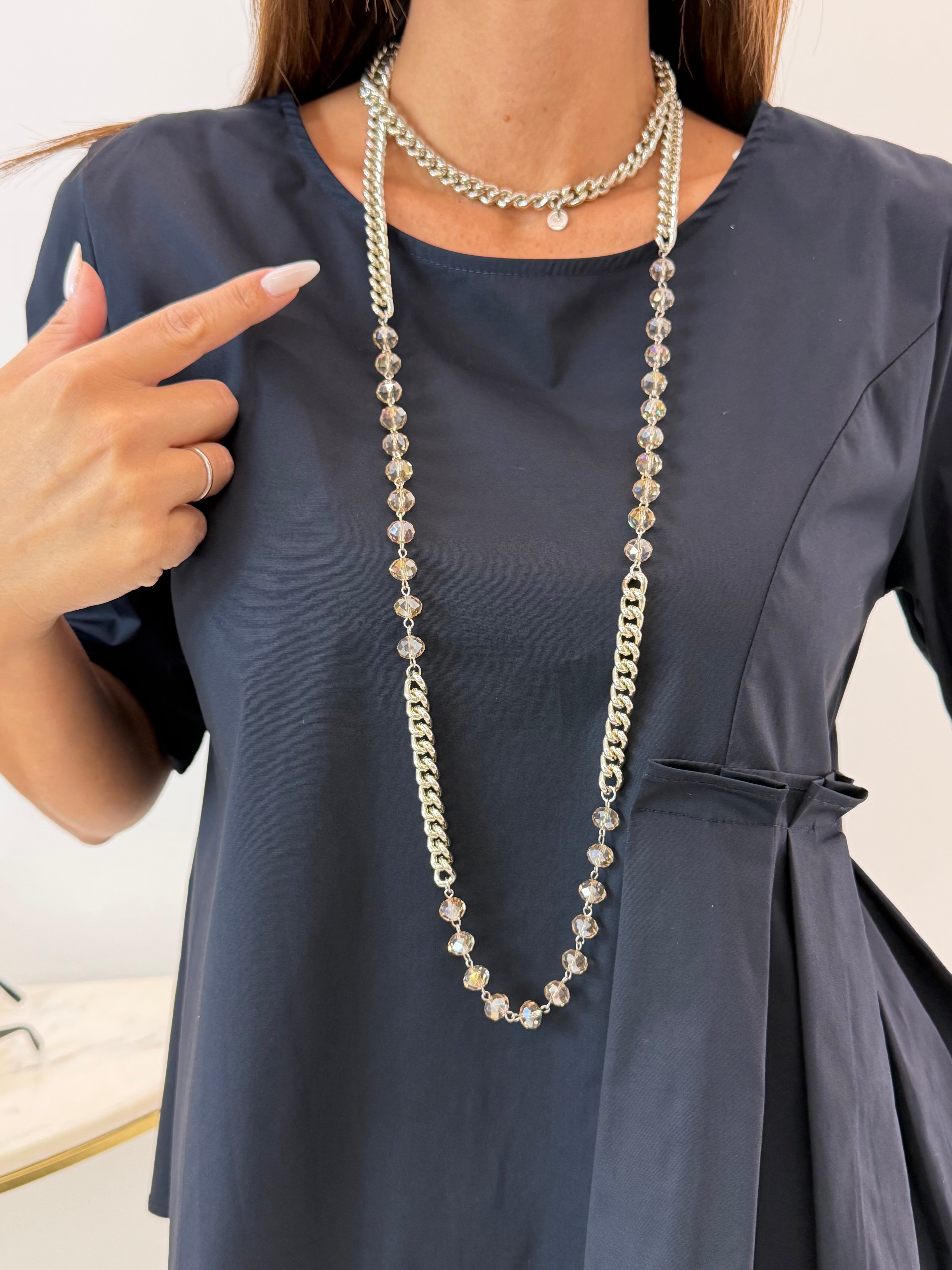 COLLANA AURA MUPAJI SILVER