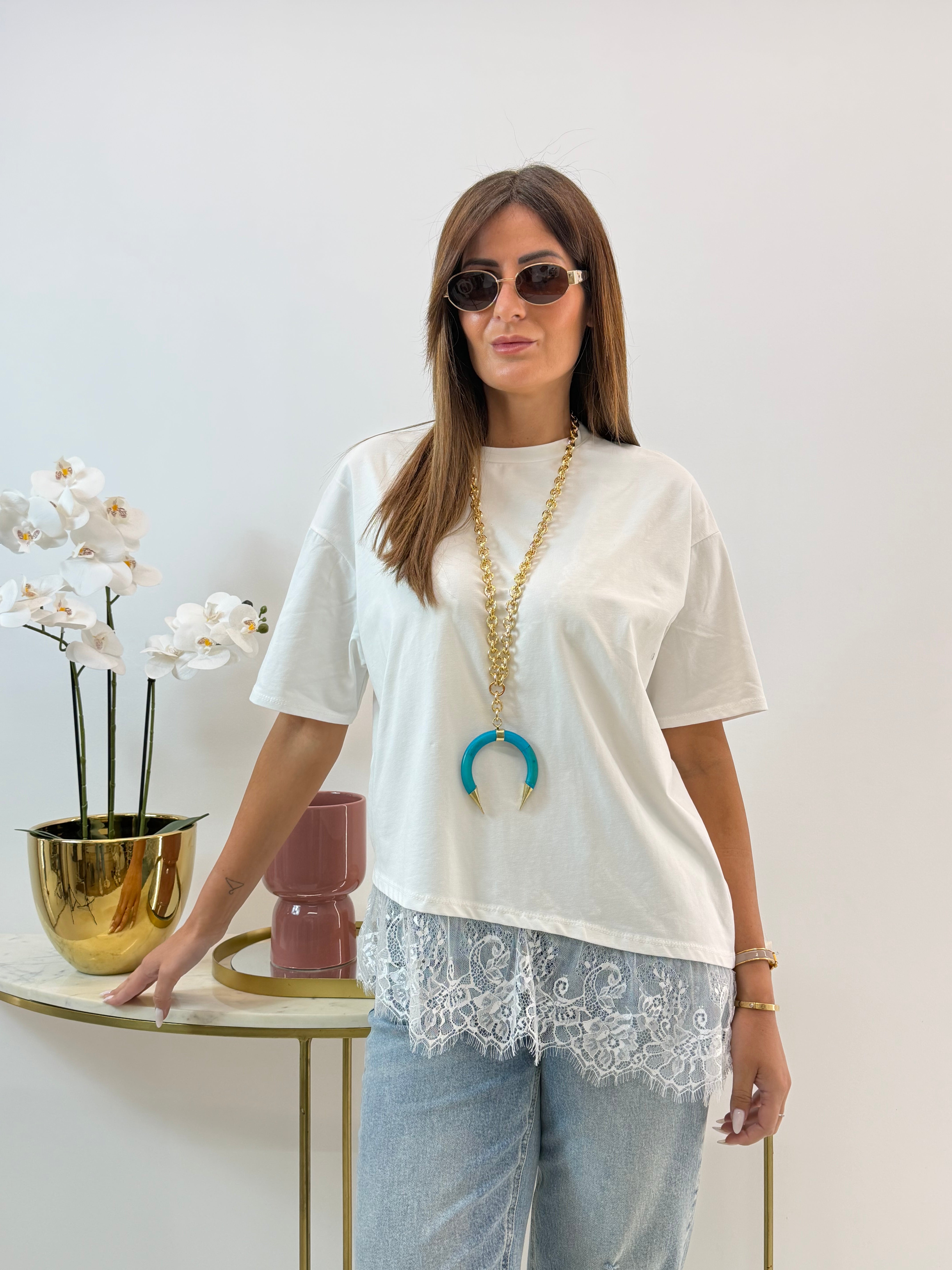 COLLANA LUNGA VIVIENNE CORNO MUPAJI