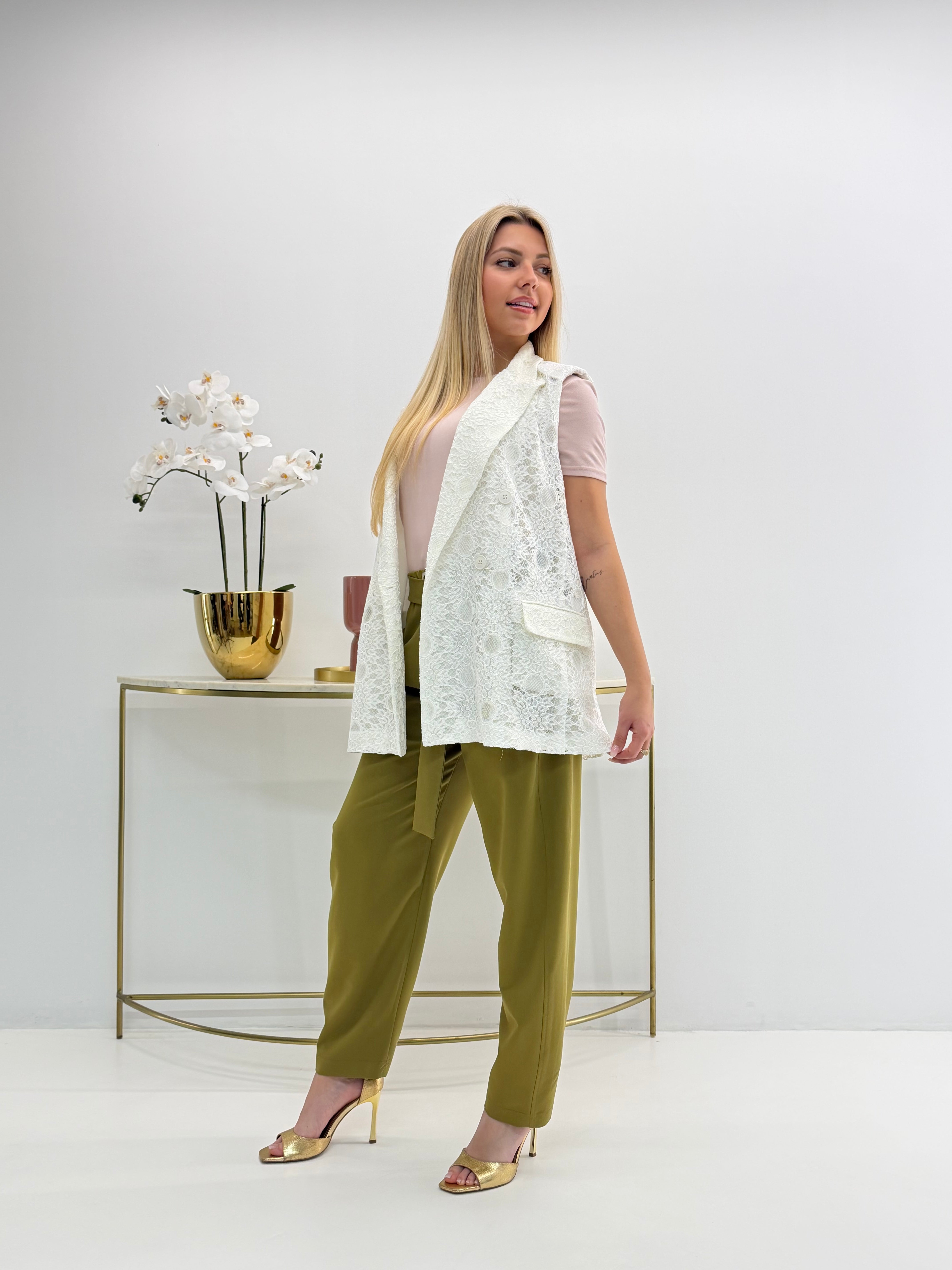 GILET KETRIN IN PIZZO