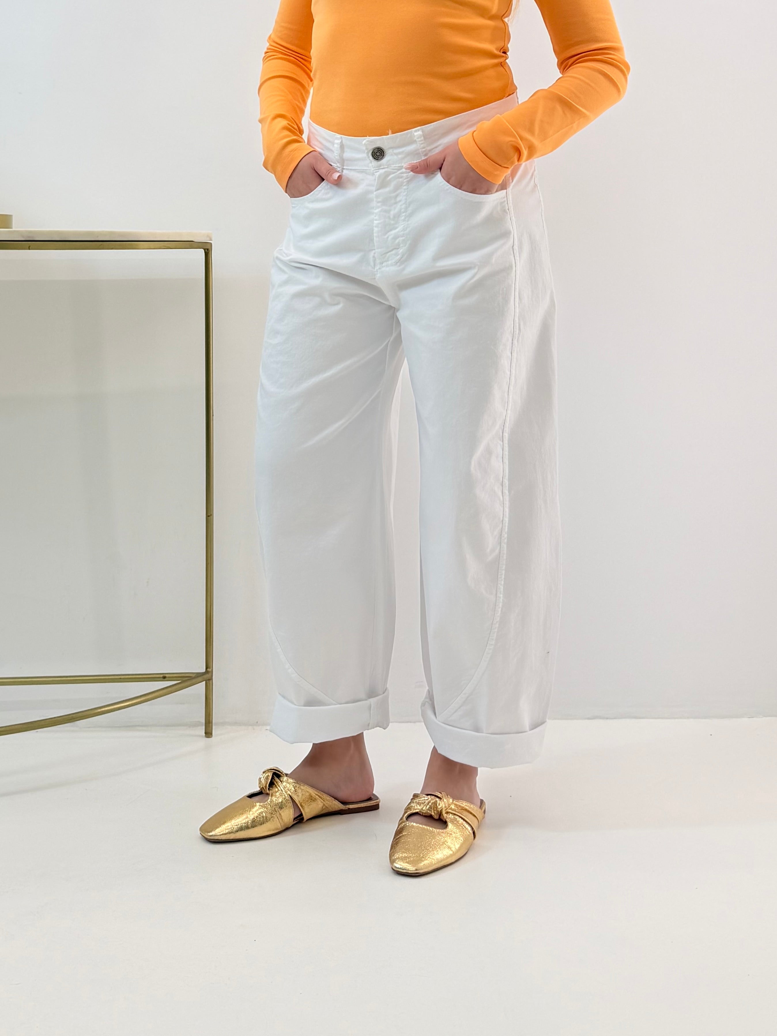 JEANS BALOON LINDA BIANCO