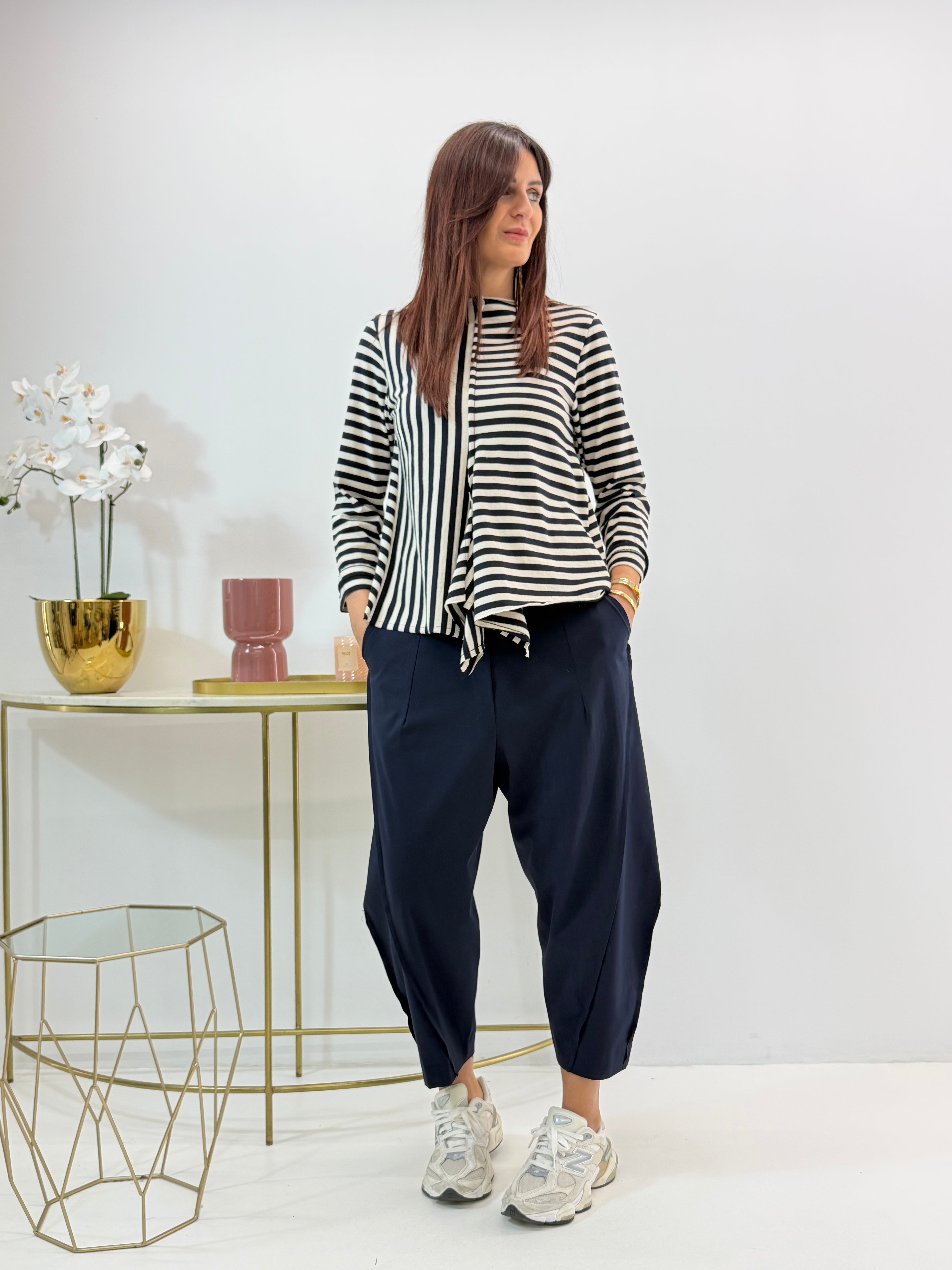 BLUSA WENDY A RIGHE BLU