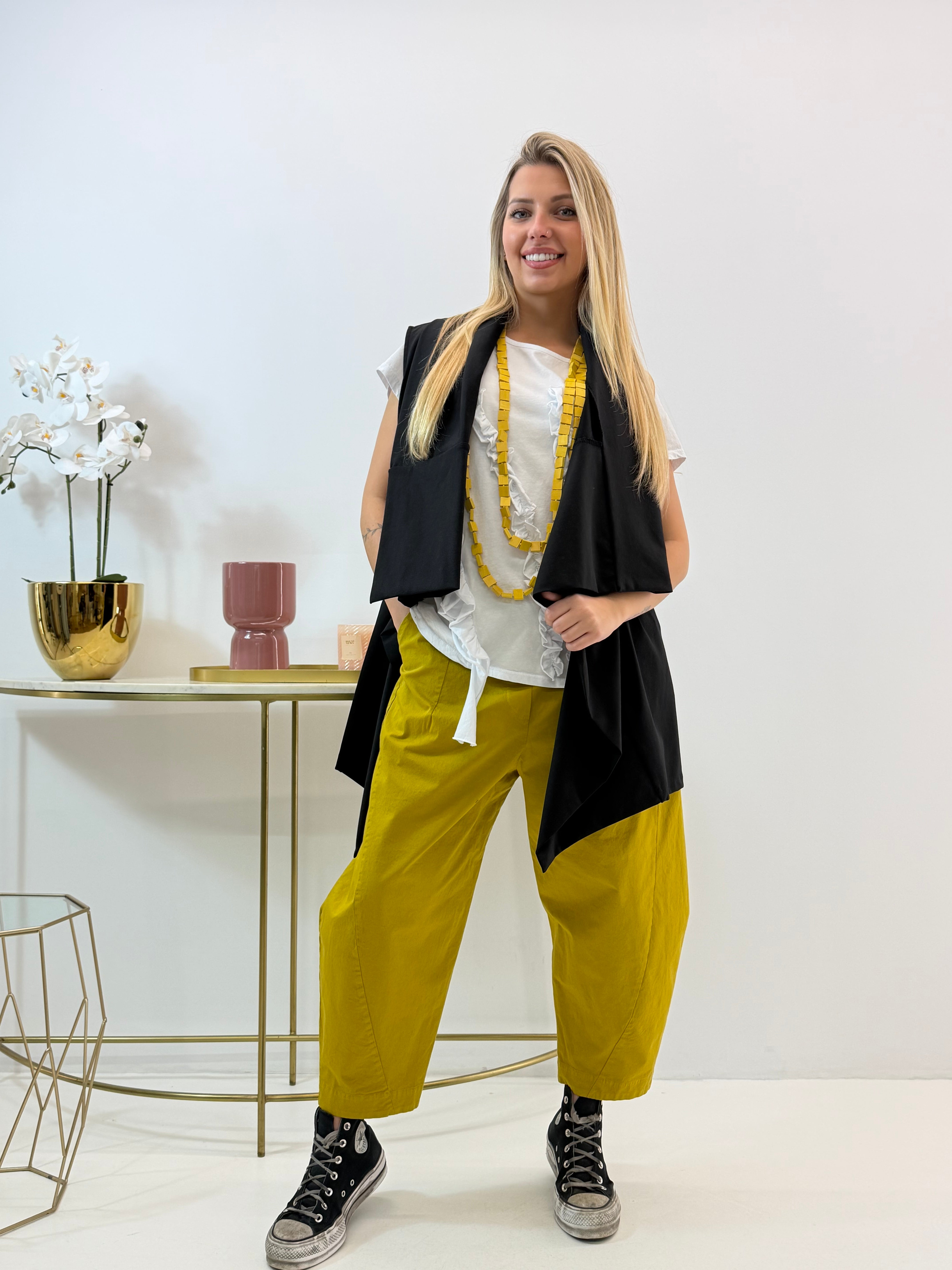 GILET SCIALLATO NERO