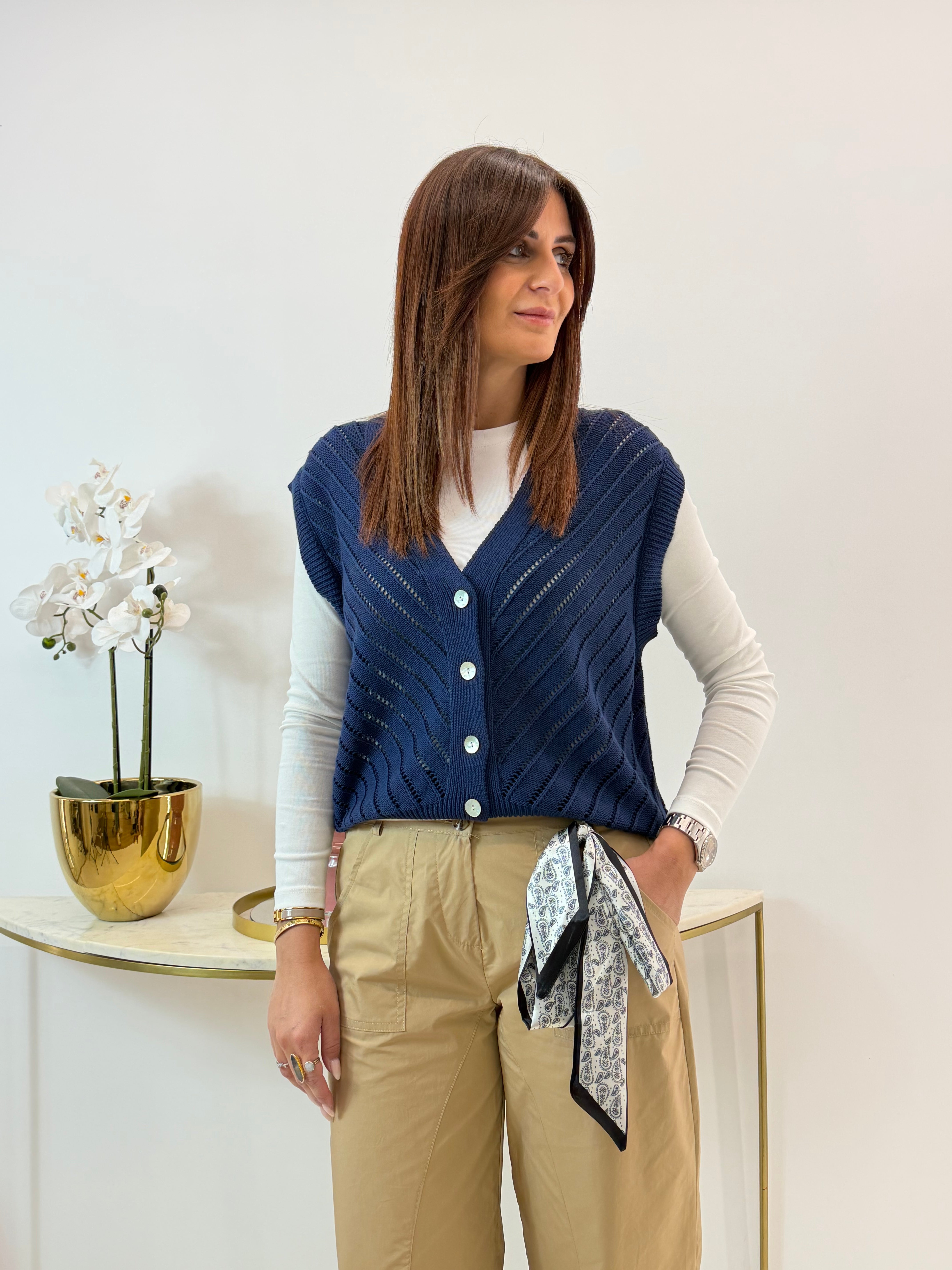 GILET ANNET IN FILO