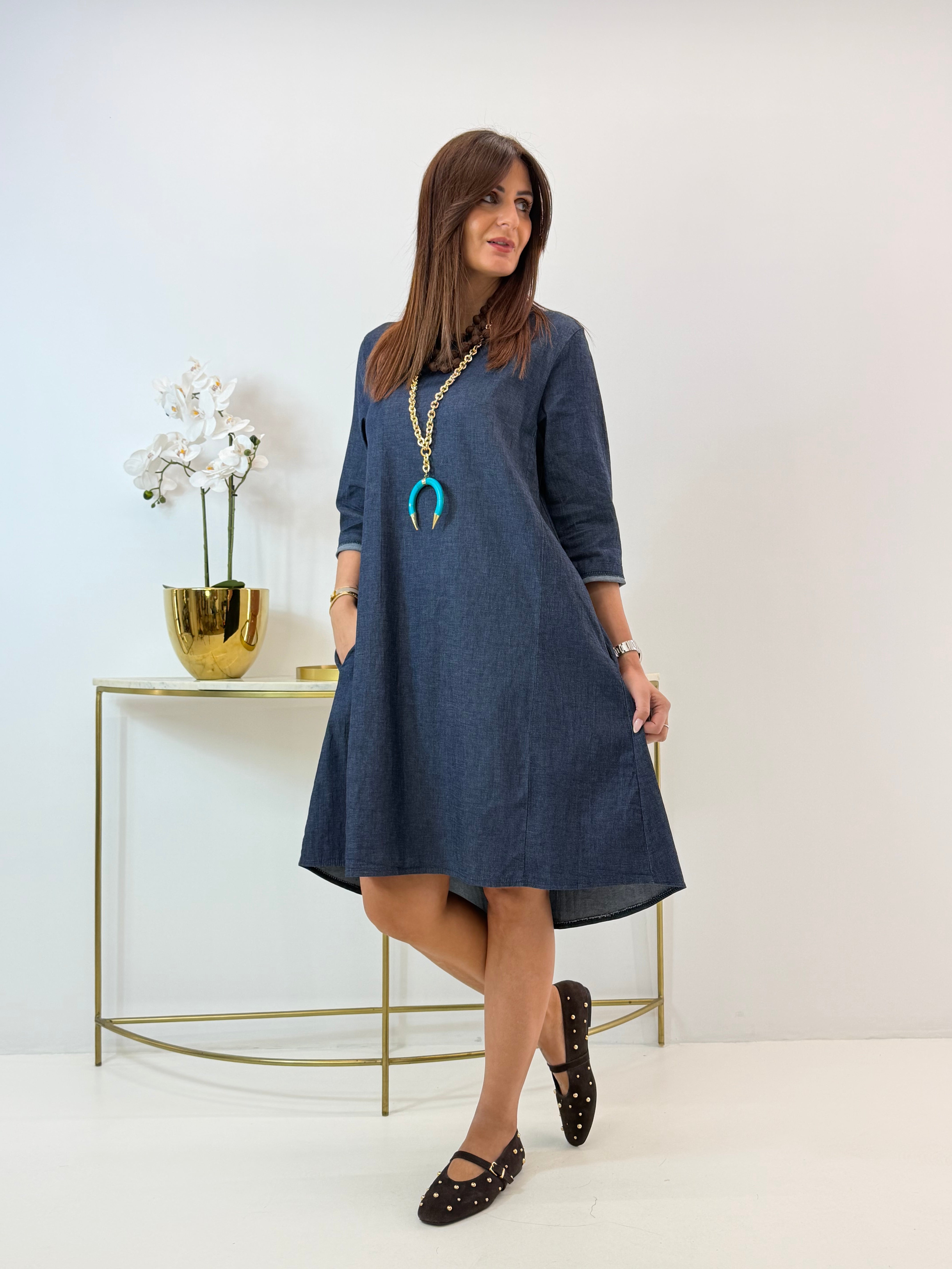ABITO SANDY IN DENIM