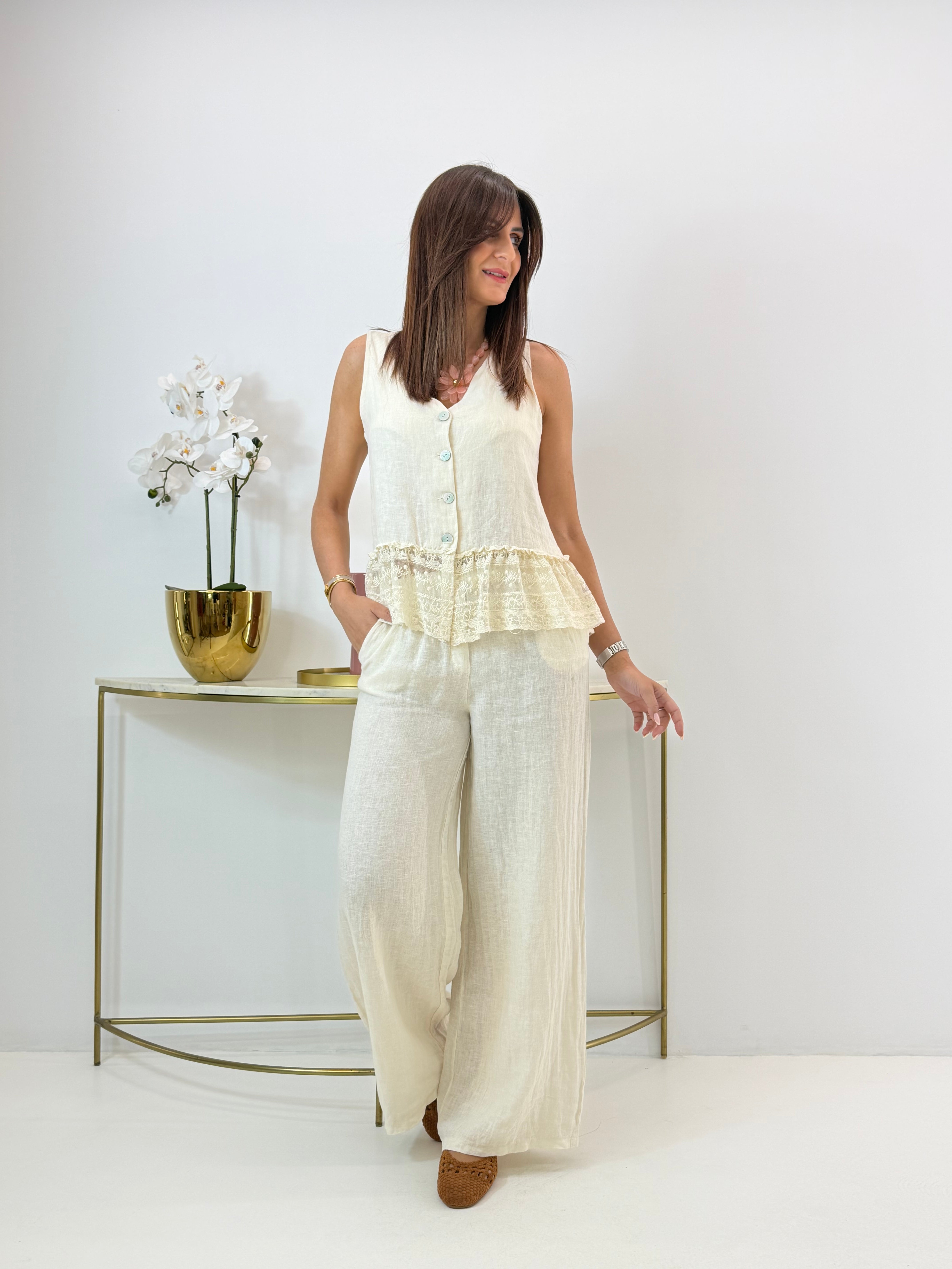 PANTALONE KRISTAL PANNA